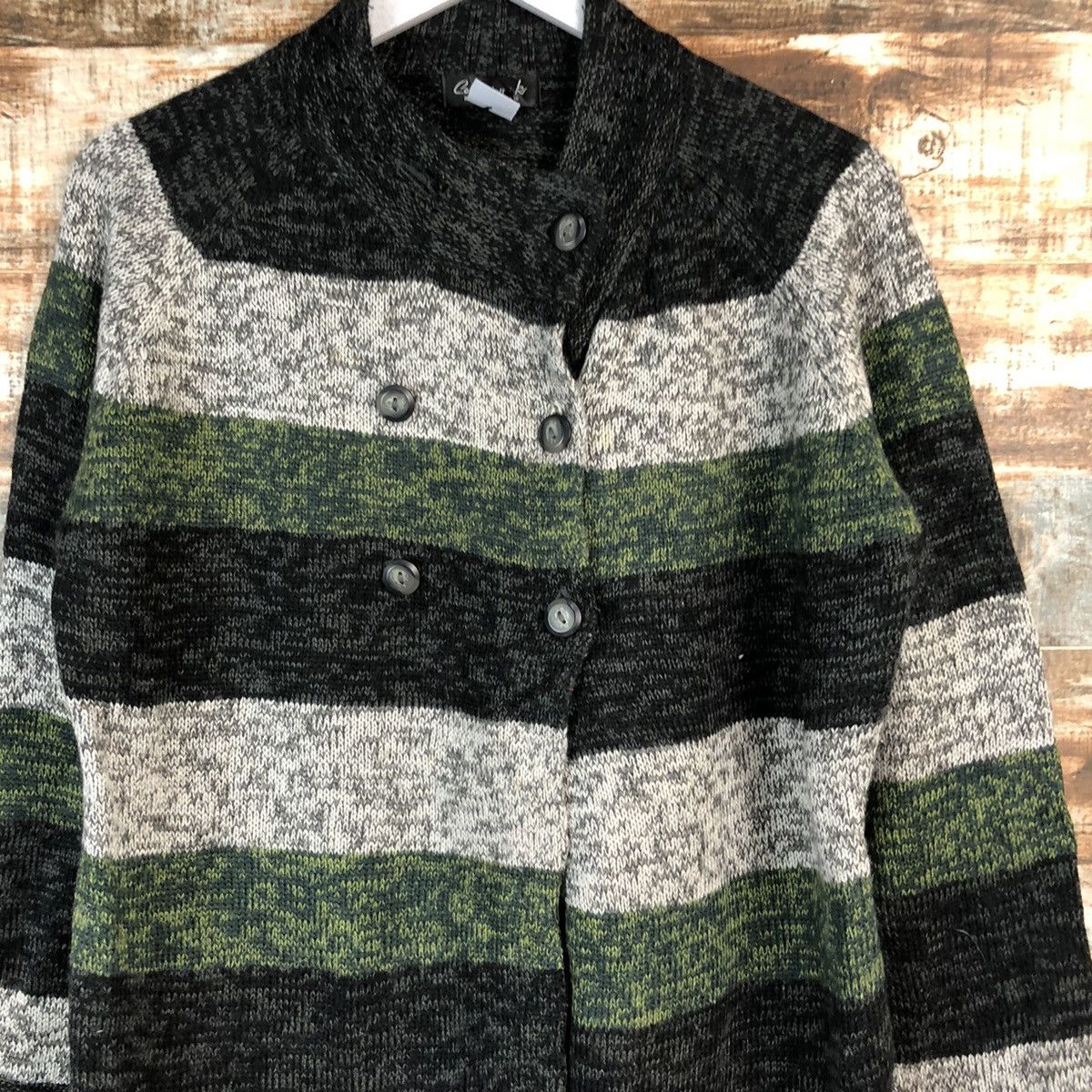 Japanese Brand Collection Ki Stripe Knitwear like coogi #A2308 Size US M / EU 48-50 / 2 - 5 Thumbnail