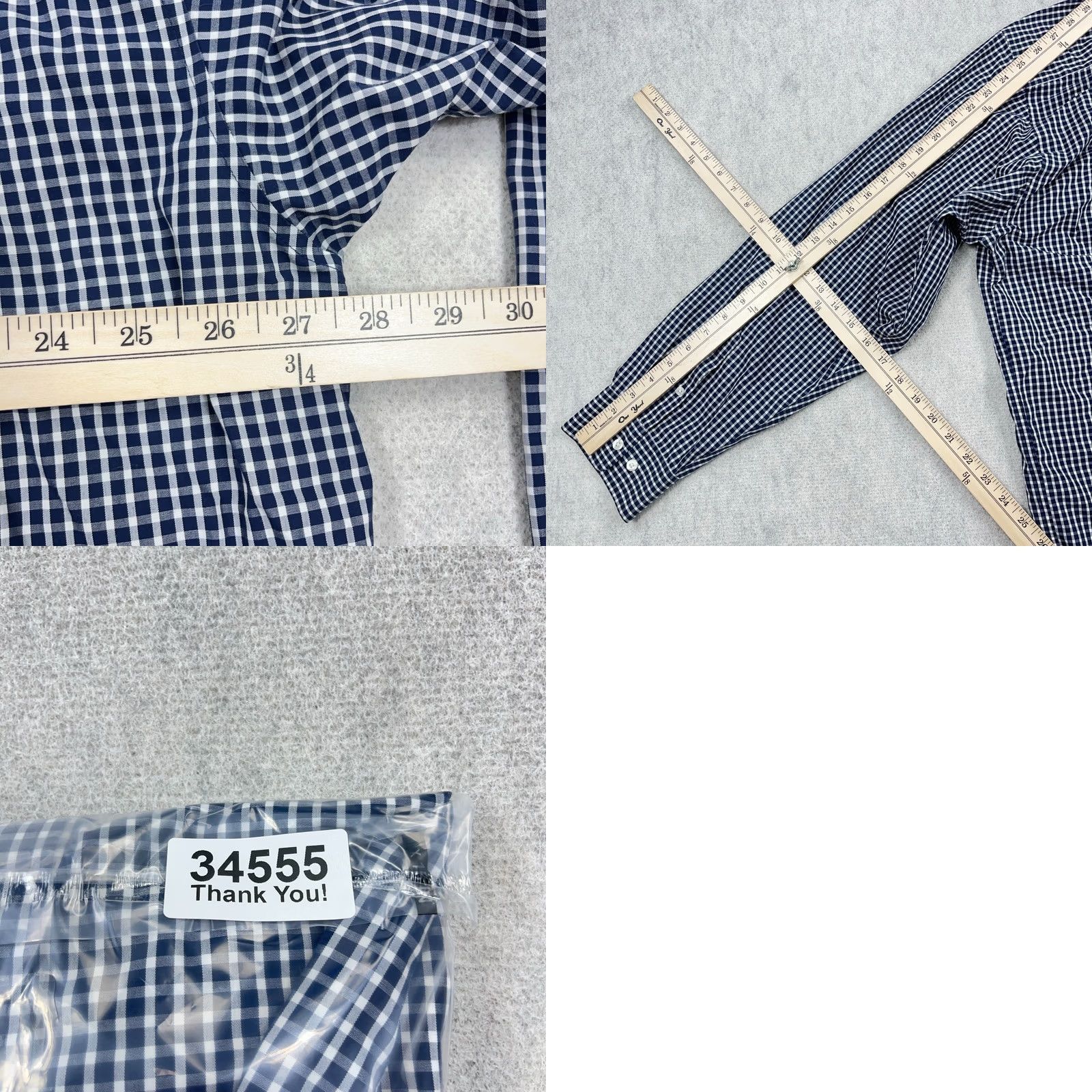 Ariat Ariat Shirt Men 2XL Blue Plaid Button-Up Western Cowboy Pocket Flip Cuff Size US XXL / EU 58 / 5 - 8 Thumbnail