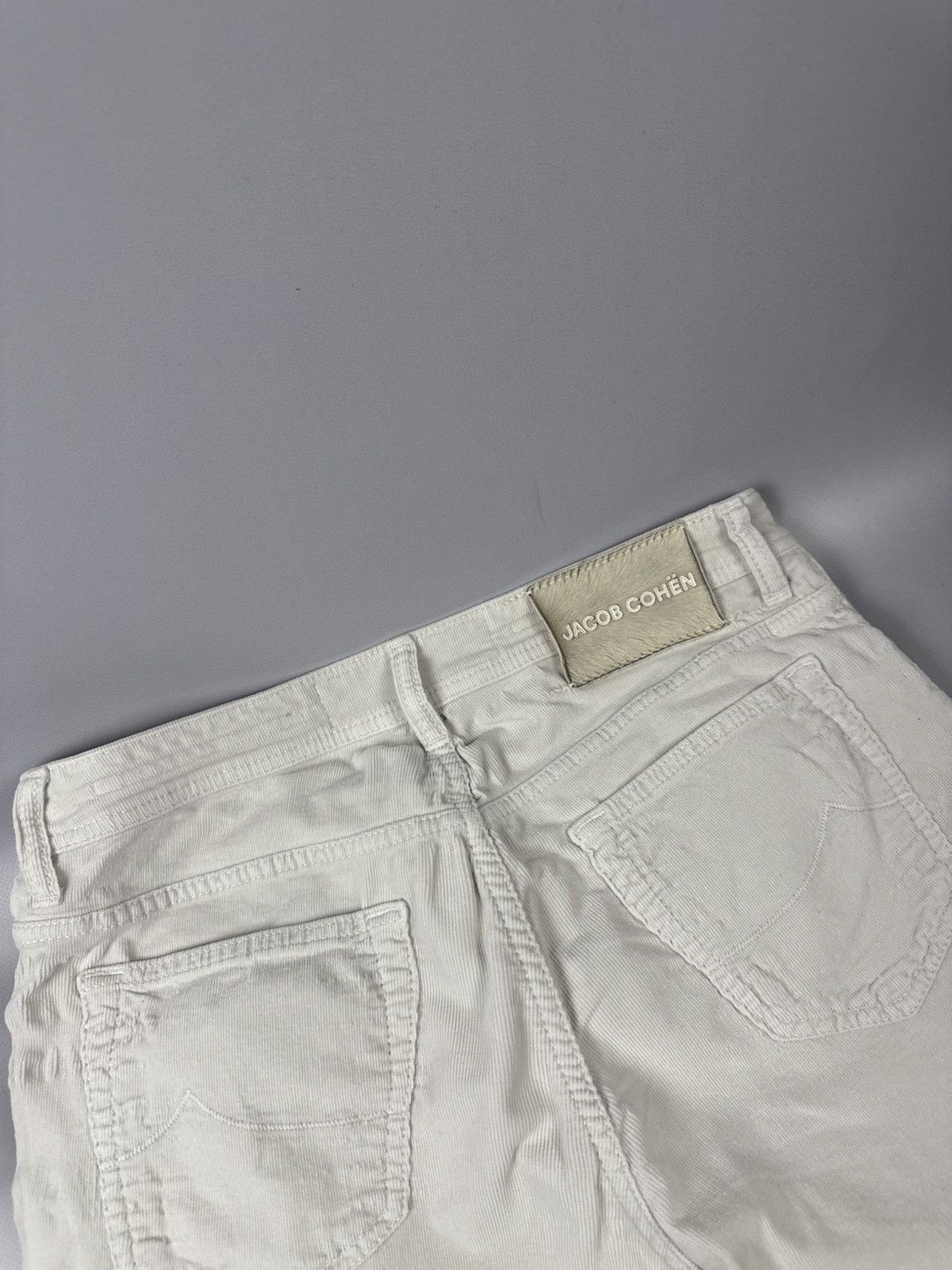 Jacob Cohen Jacob cohën curdoroy pants white baggy fit size w34 Size US 34 / EU 50 - 4 Thumbnail
