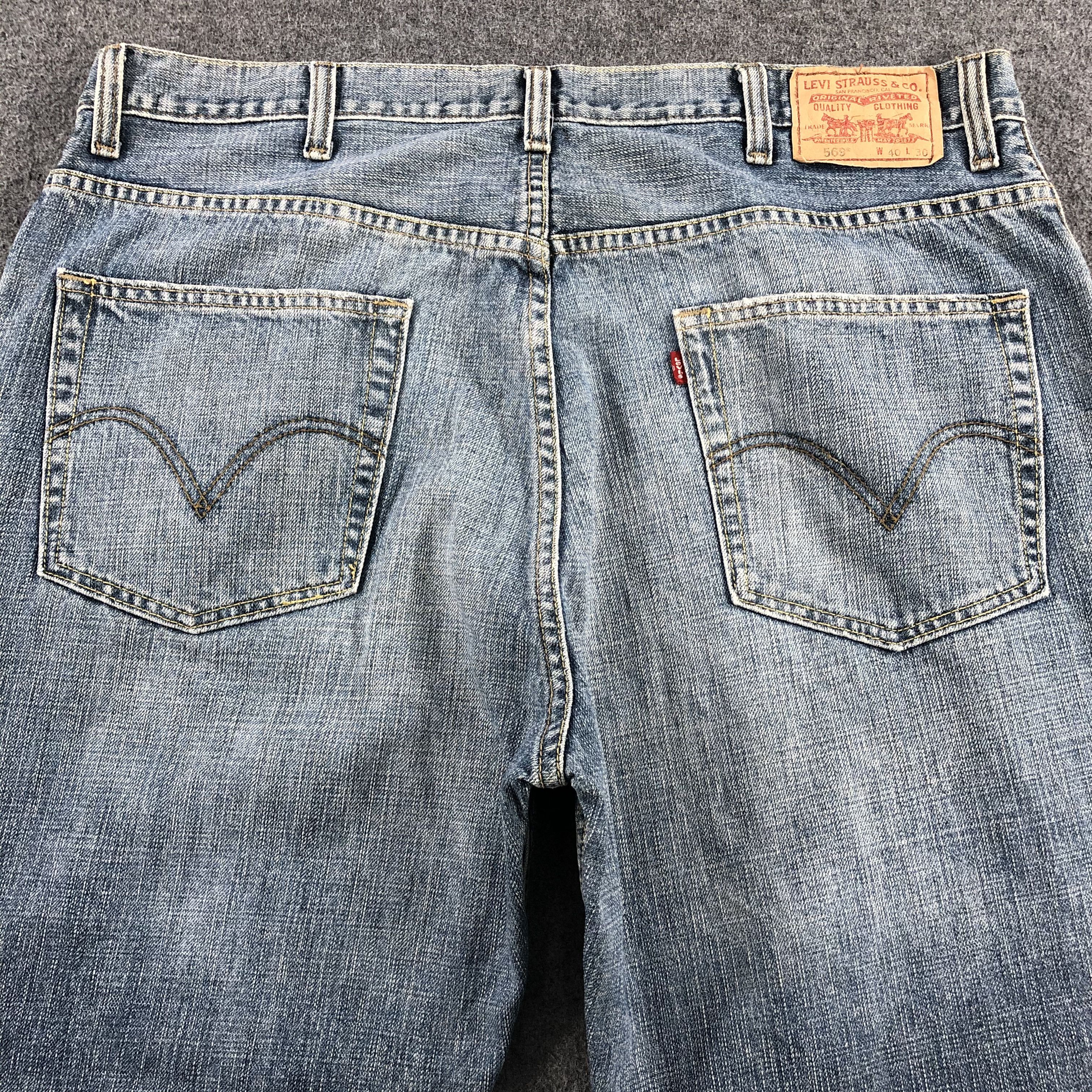 Levi's Vintage Blue Wash Levis 569 Jeans-J1504 Size US 41 - 4 Thumbnail