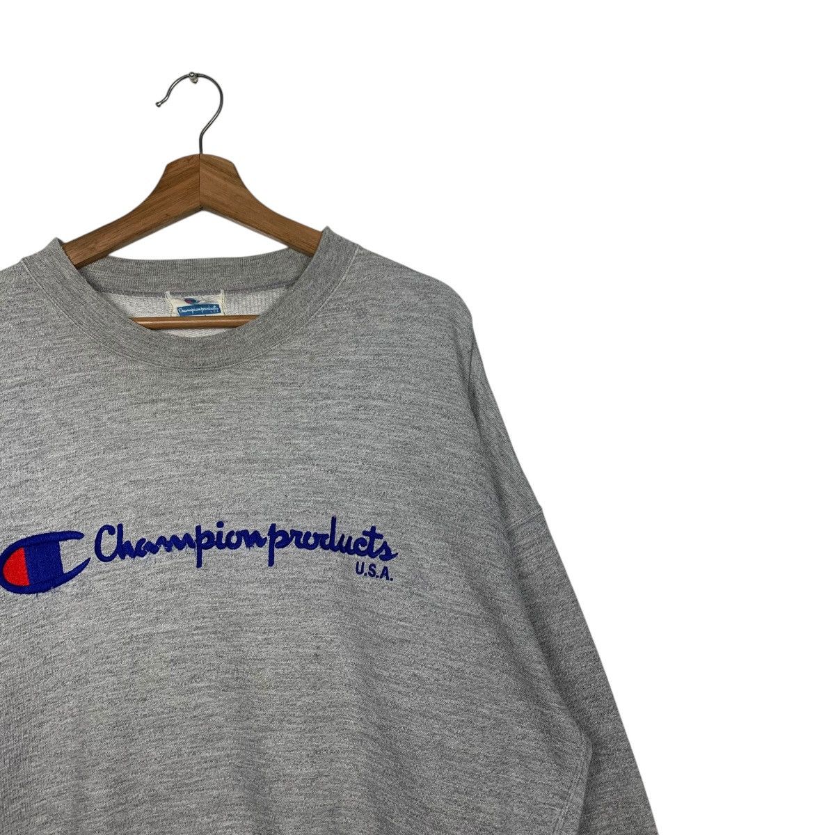 Champion CHAMPION PRODUCTS Embroidery Big Logo Sweatshirt #1700-C76 Size US L / EU 52-54 / 3 - 5 Thumbnail