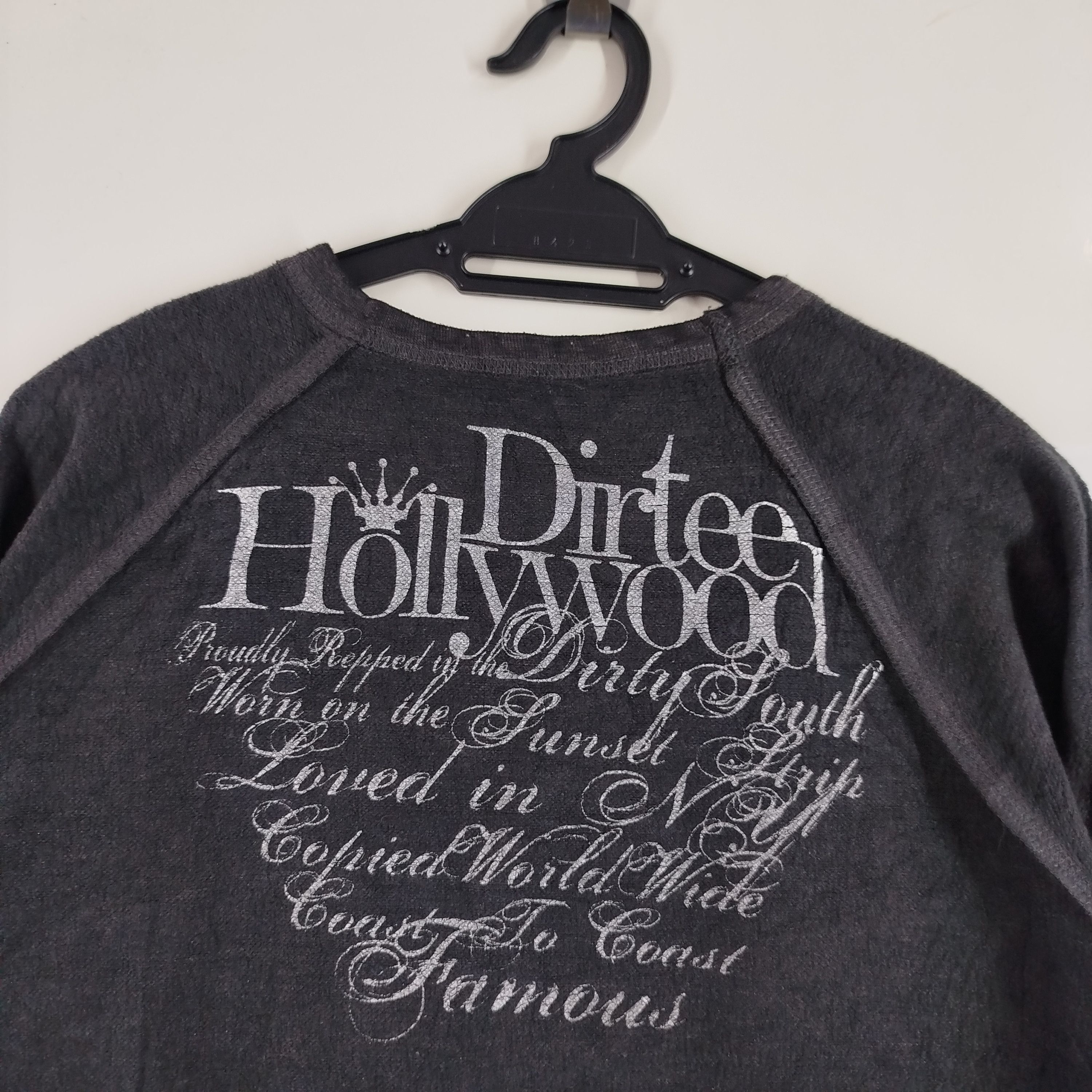Vintage Dirtee Hollywood City Of Angels Big Logo Rayon Material Size US M / EU 48-50 / 2 - 9 Thumbnail