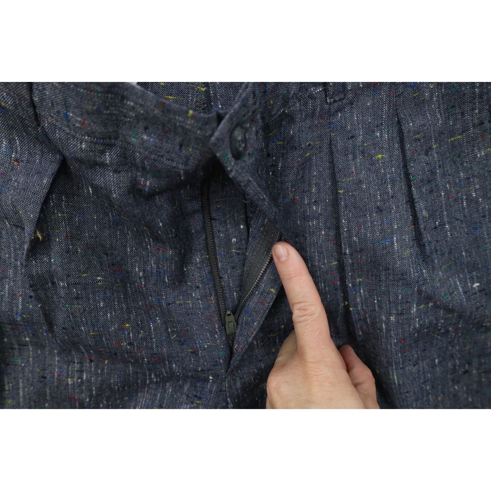 Vintage Vintage 70s Rockabilly Rainbow Atomic Fleck Suit Size 36R - 14 Thumbnail