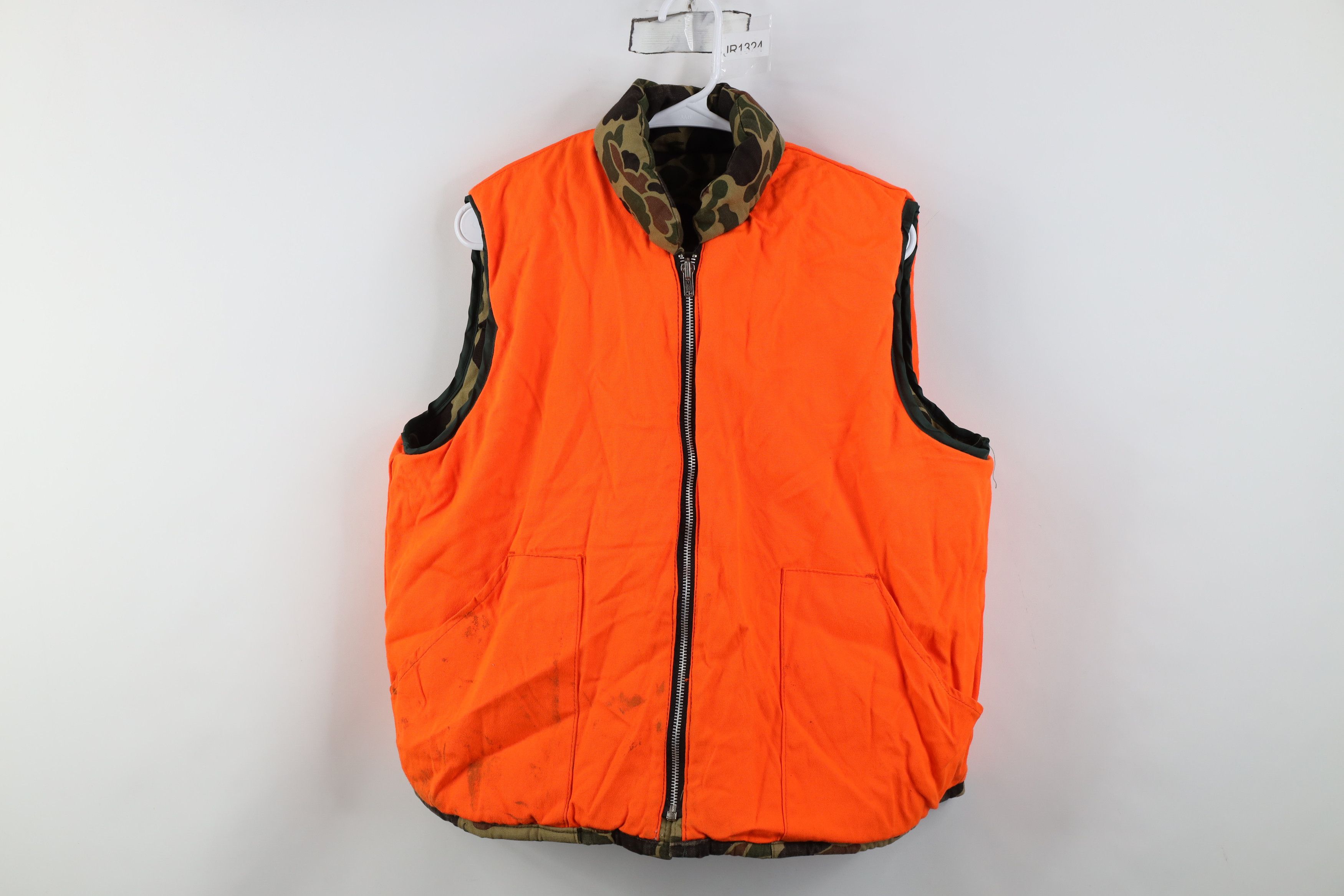 Vintage Vintage 70s Streetwear Reversible Canvas Puffer Vest Size US L / EU 52-54 / 3 - 11 Thumbnail