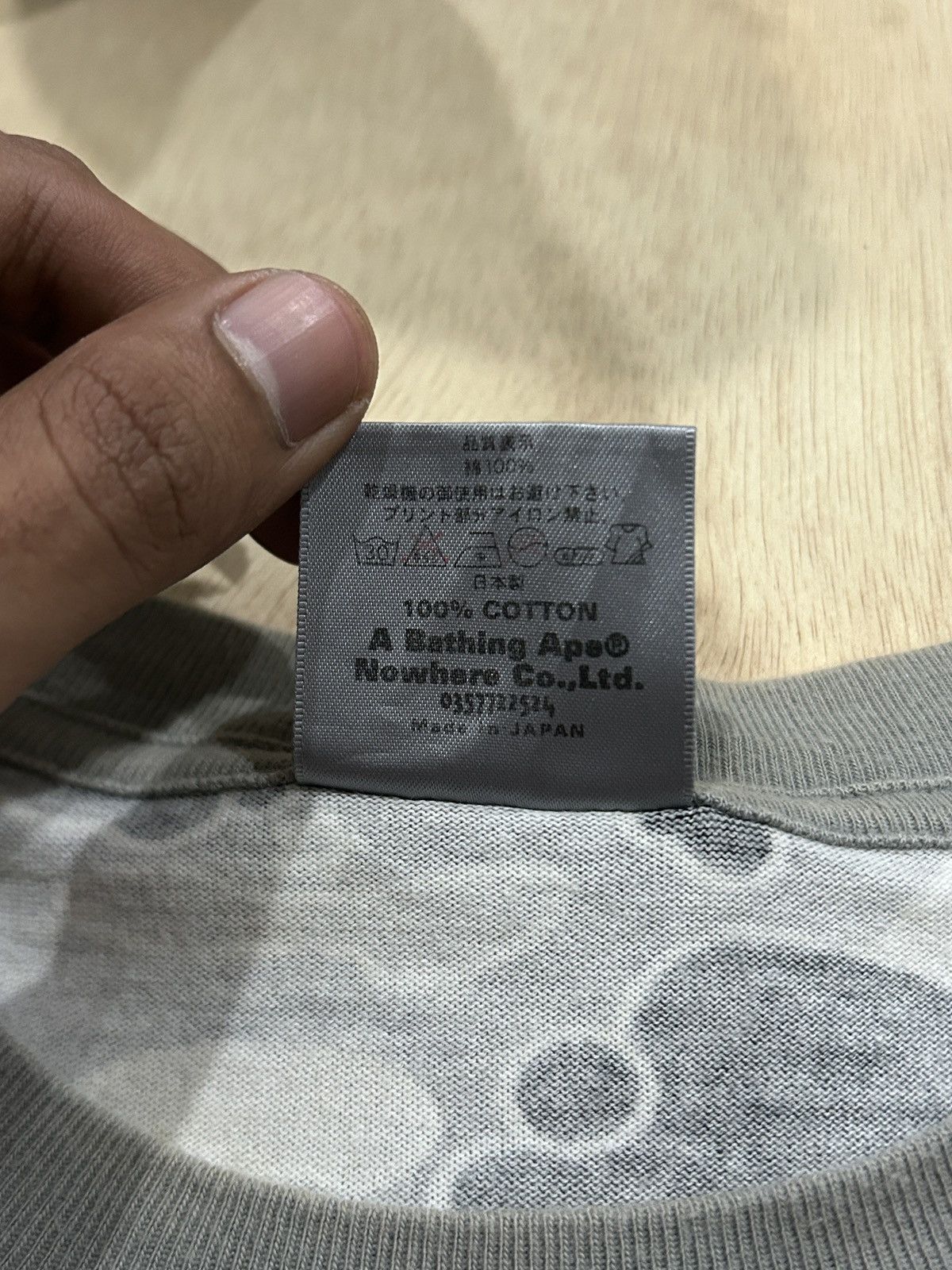 Bape Vintage BAPE Sta Camo Tee Size US L / EU 52-54 / 3 - 6 Thumbnail