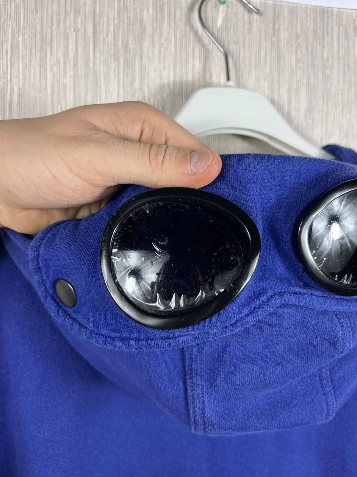 C.P. Company × Japanese Brand × Vintage Vintage C.P. Company google japan basic y2k mask zip hoodie Size US L / EU 52-54 / 3 - 23 Thumbnail