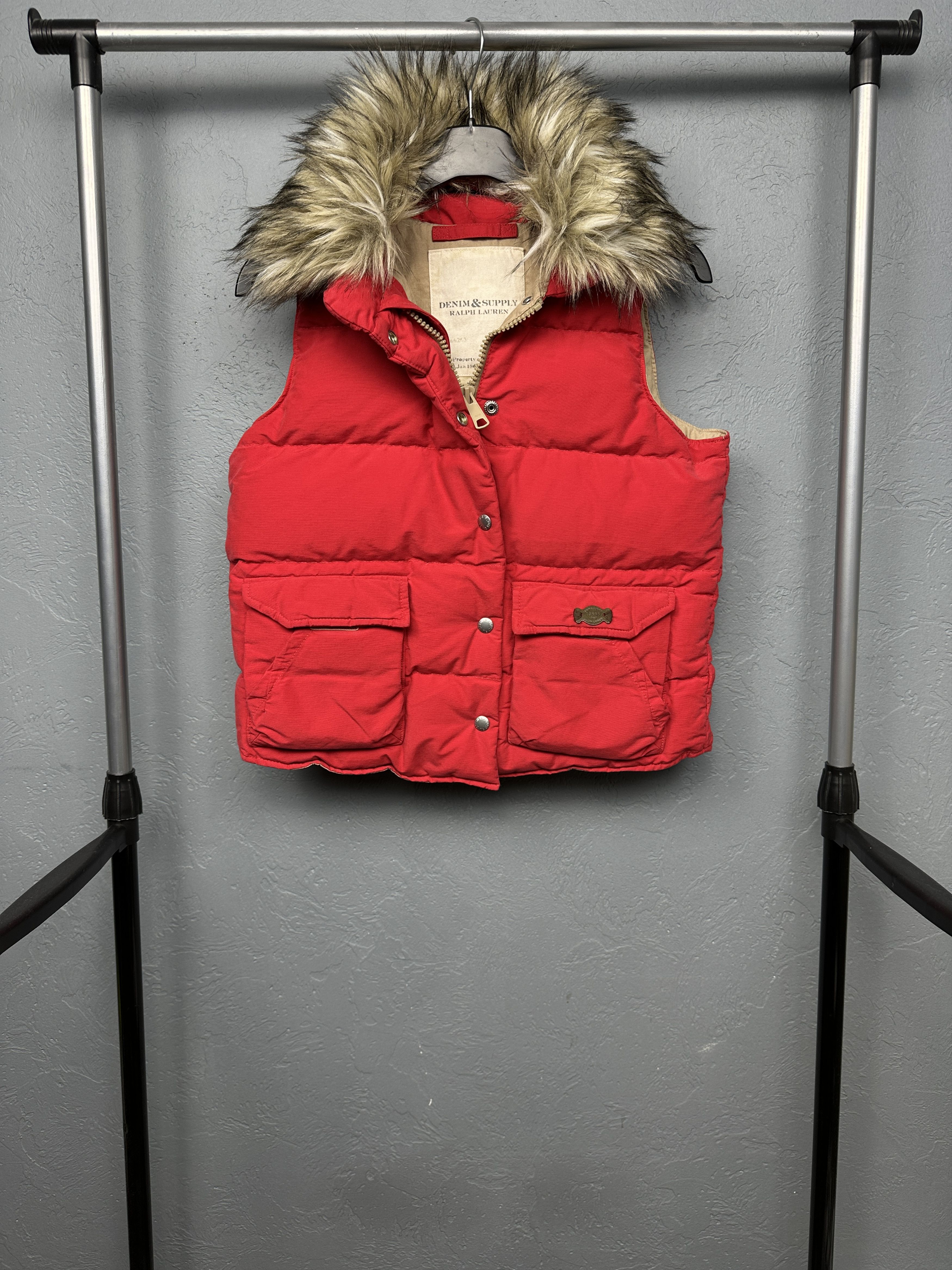 Denim & Supply Ralph Lauren Denim & Supply Ralph Lauren Womens Down Vest Size S / US 4 / IT 40 - 1 Thumbnail