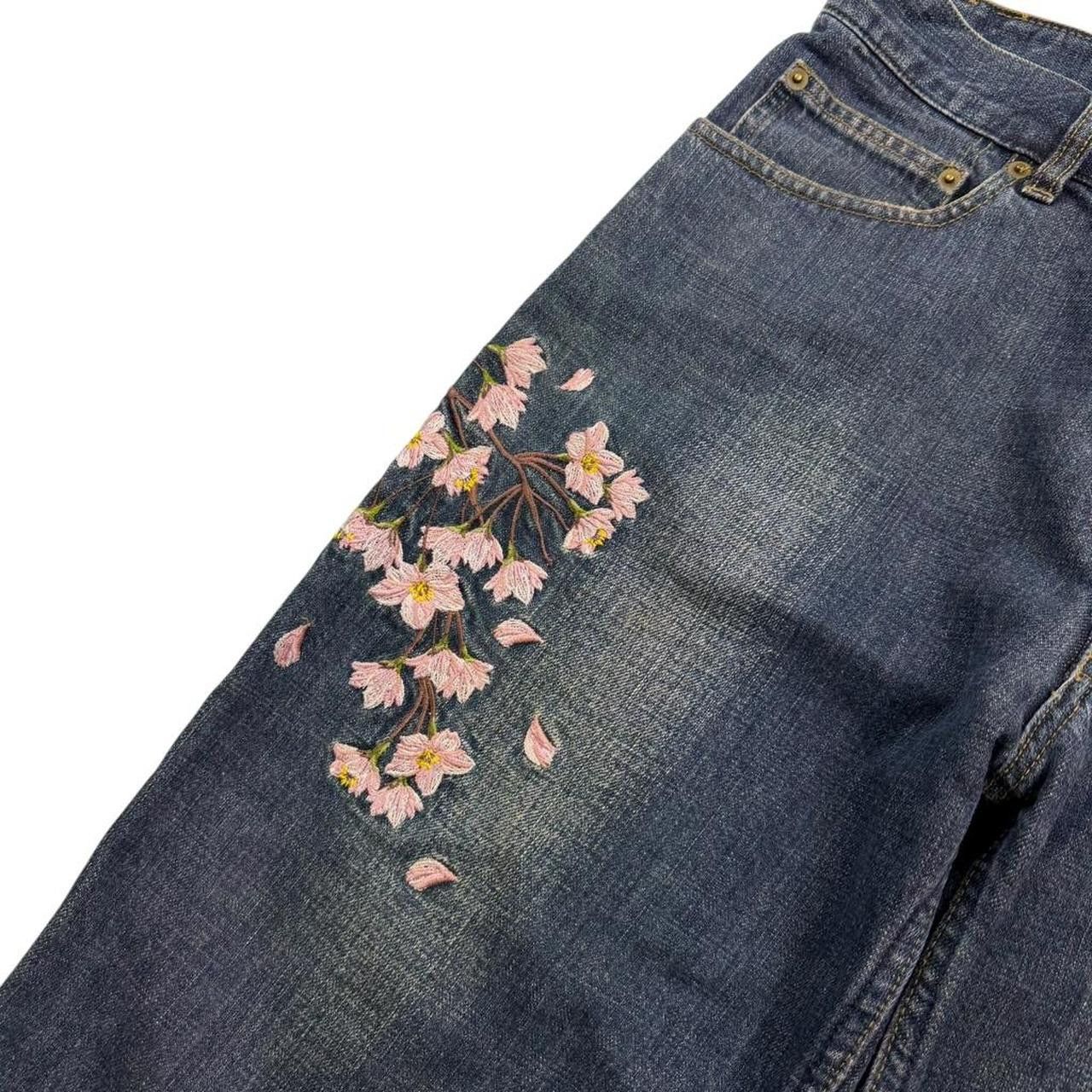 Karakuri Tamashii Karakuri Tamashii Embroidered Floral Japanese Shorts - W 34 Size US 34 / EU 50 - 4 Thumbnail