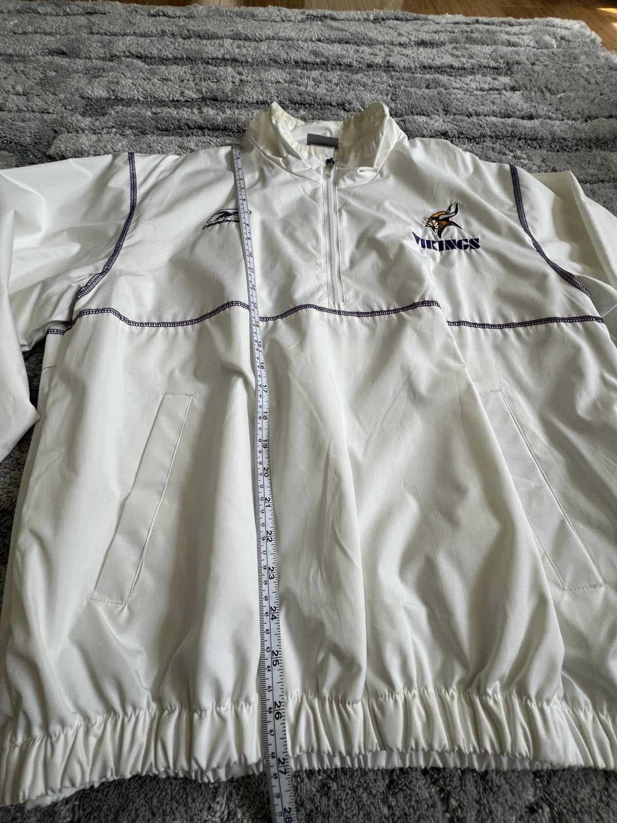 Reebok Vintage nfl vikings windbreaker jacket Size US M / EU 48-50 / 2 - 4 Thumbnail