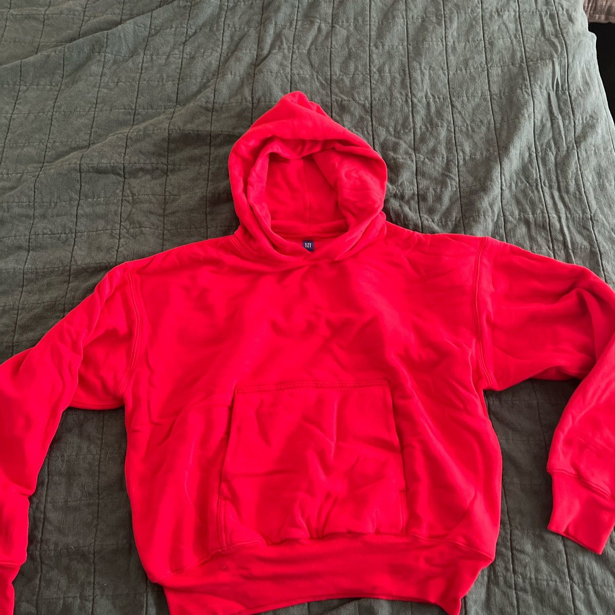 Yeezy Yeezy Gap Hoodie “Red” Size US M / EU 48-50 / 2 - 1 Thumbnail