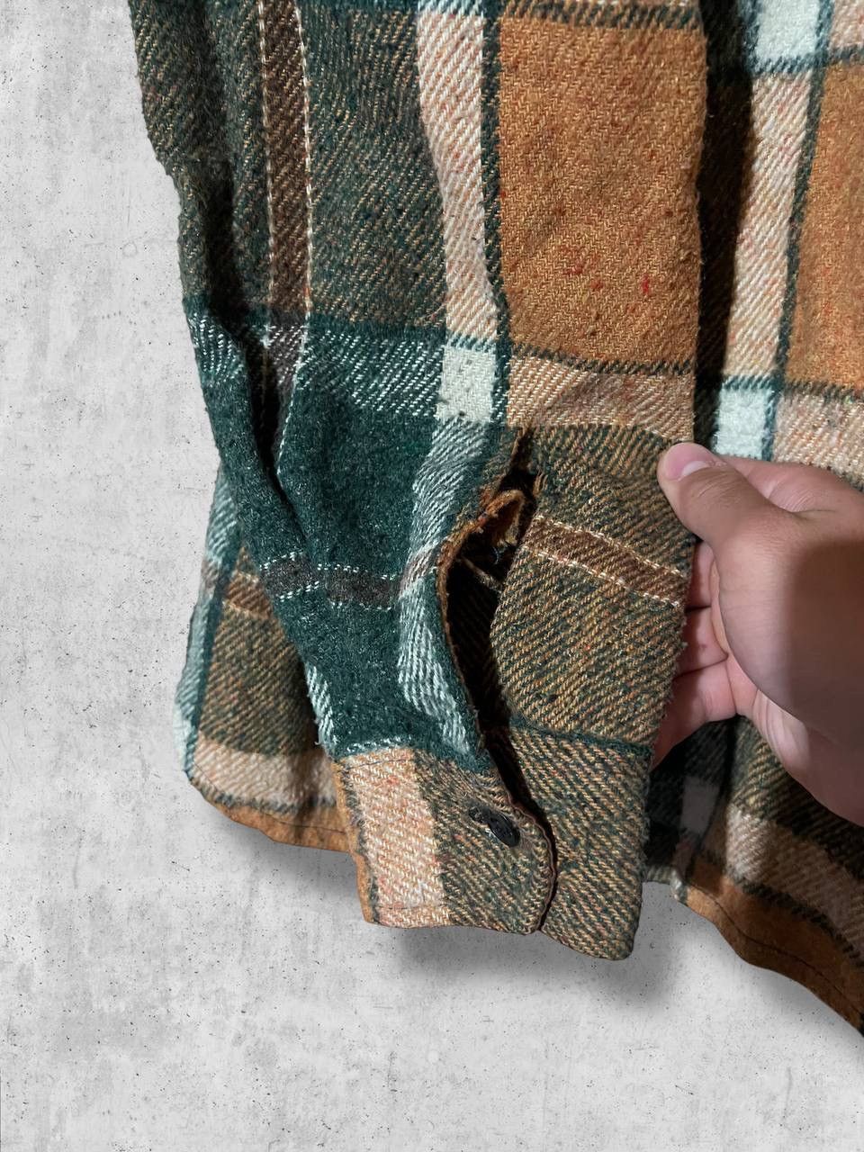 Vintage CPO Made in Taiwan 1970s heritage flannel wool shirt vintage Size US M / EU 48-50 / 2 - 5 Thumbnail