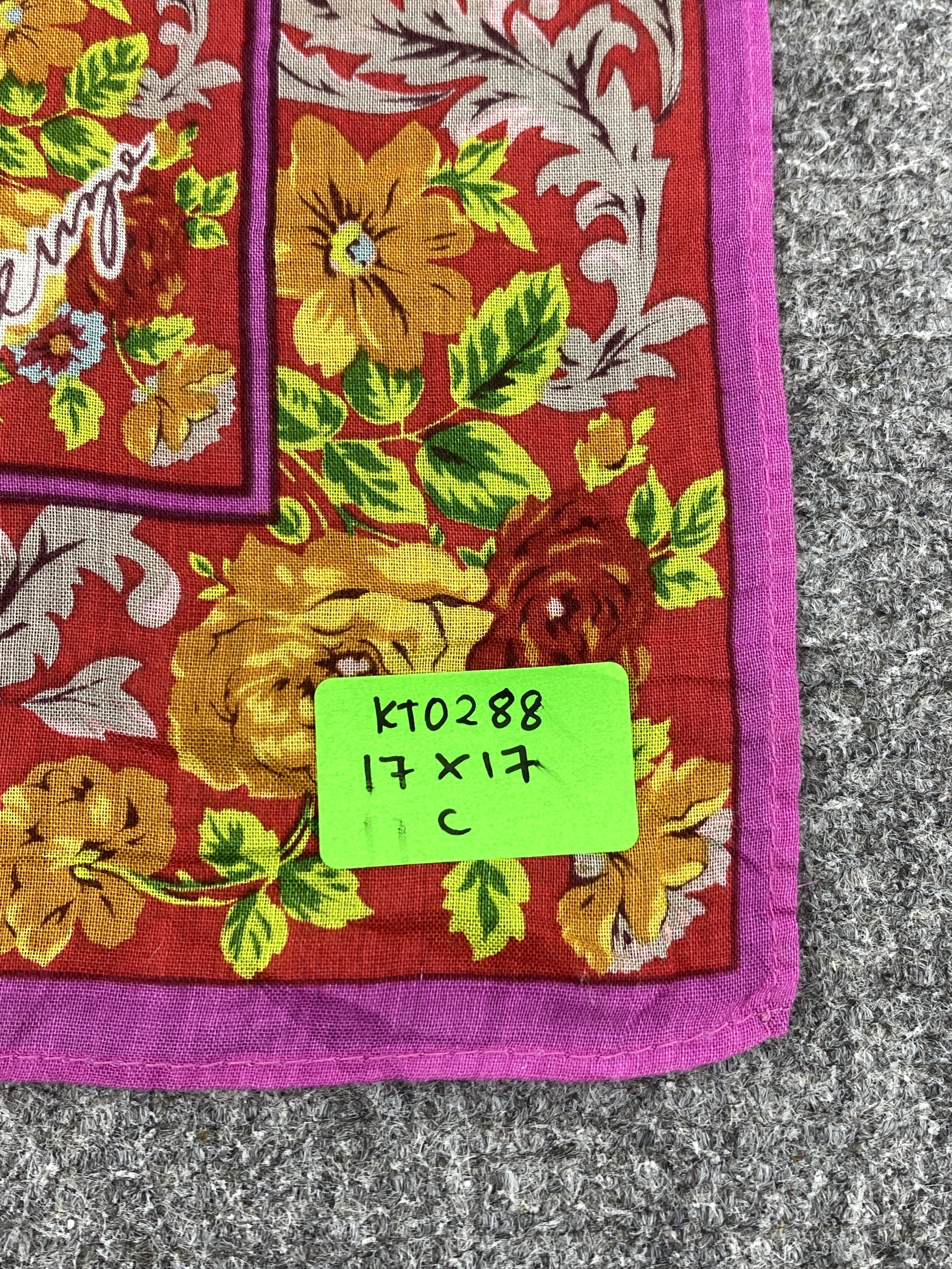 Kenzo Vintage Kenzo Handkerchief / Neckerchief KT0288 Size ONE SIZE - 9 Thumbnail