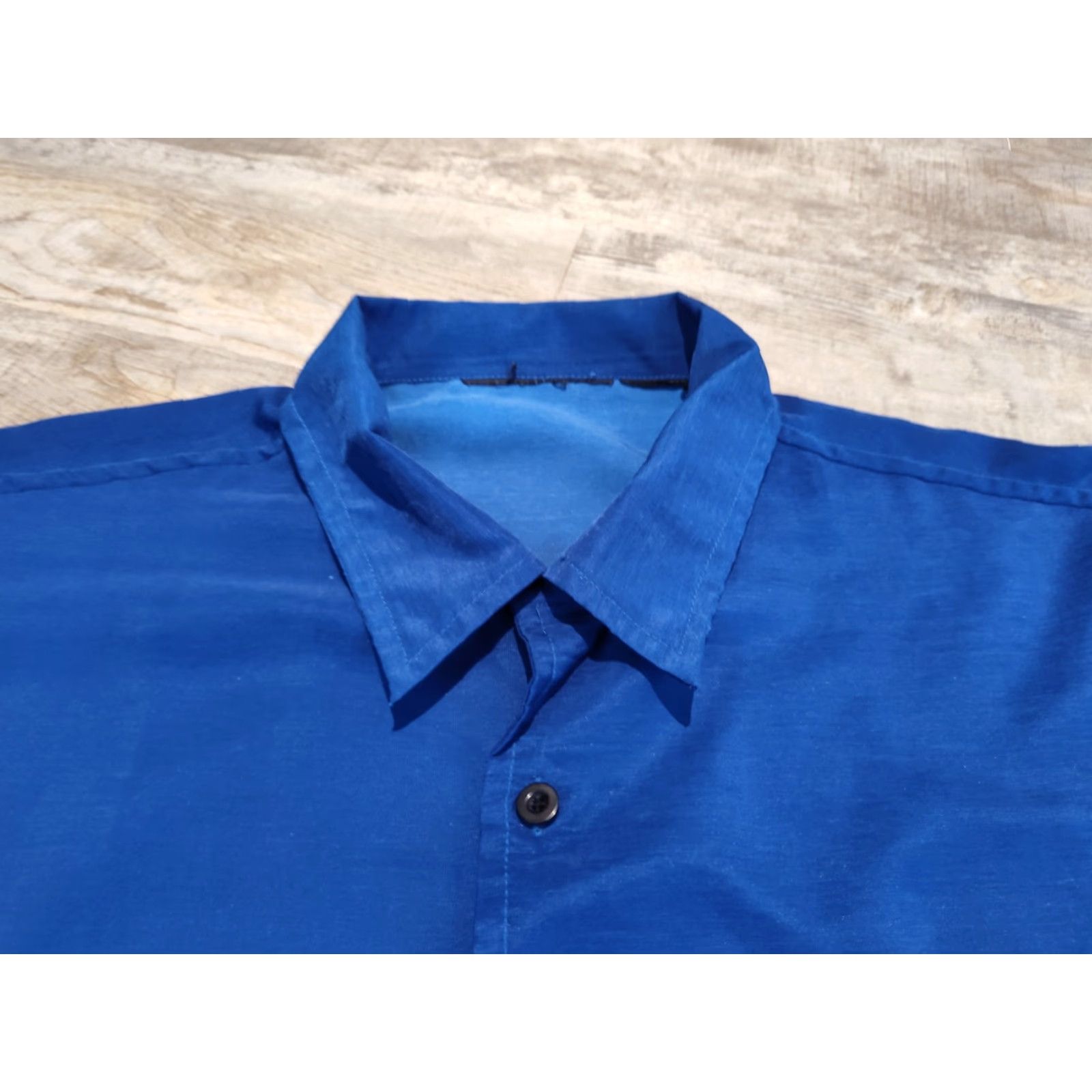 Vintage VINTAGE No Boundaries Shirt 2XL Blue Flames Graphic Print Button-Down Streetwear Men Shirts Mens 90s Retro Grunge Size US XXL / EU 58 / 5 - 6 Thumbnail