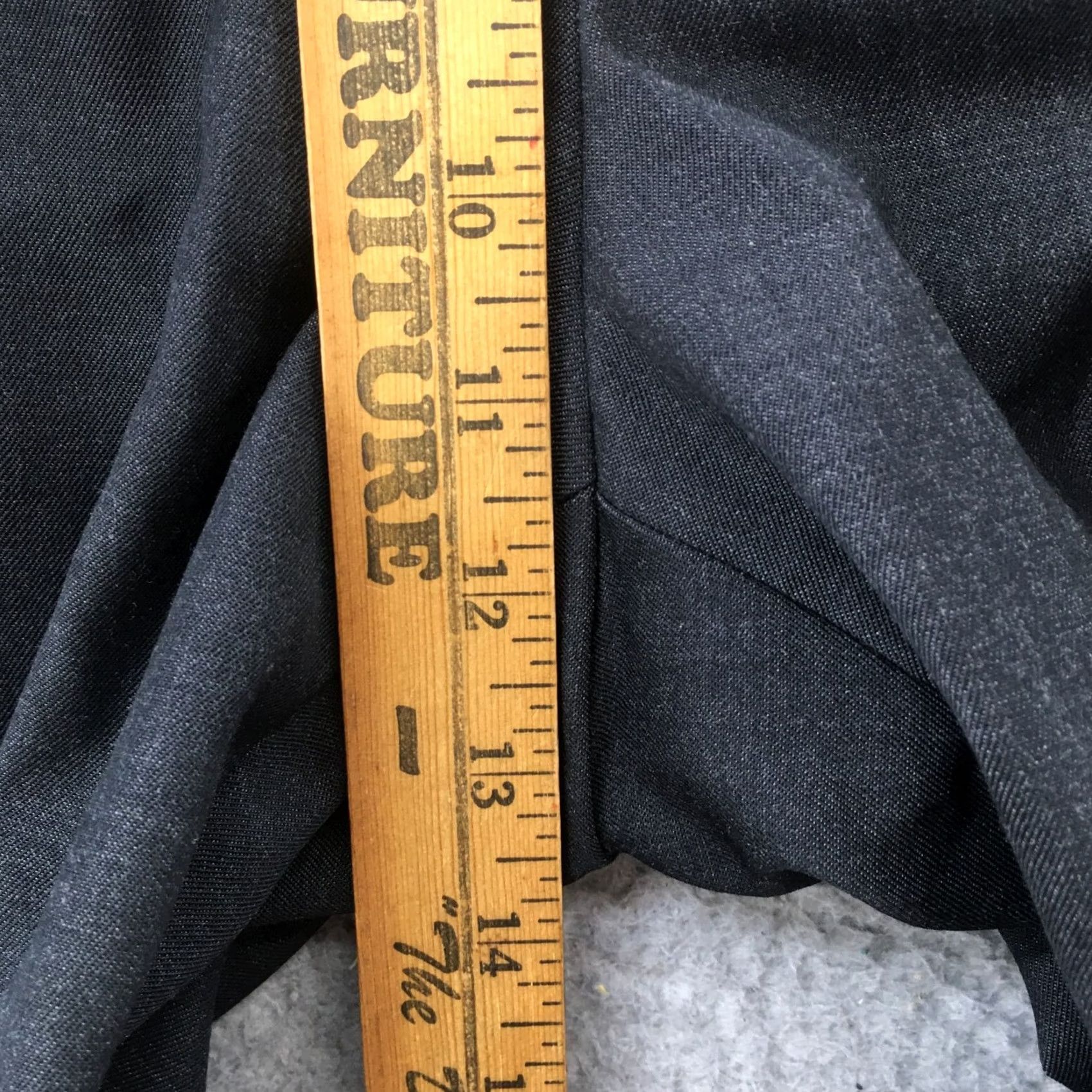 Banana Republic Banana Republic Pants Mens 36 Regular Straight Chino Dress Wool Gray Zip Fly Mid Rise Blackout? Size US 36 / EU 52 - 7 Thumbnail