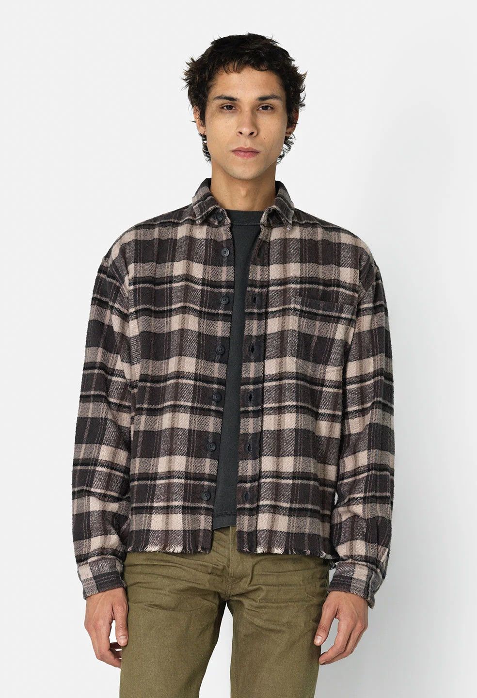 John Elliott Hemi Oversized Flannel Shirt / Lagoon Check Size US M / EU 48-50 / 2 - 5 Thumbnail
