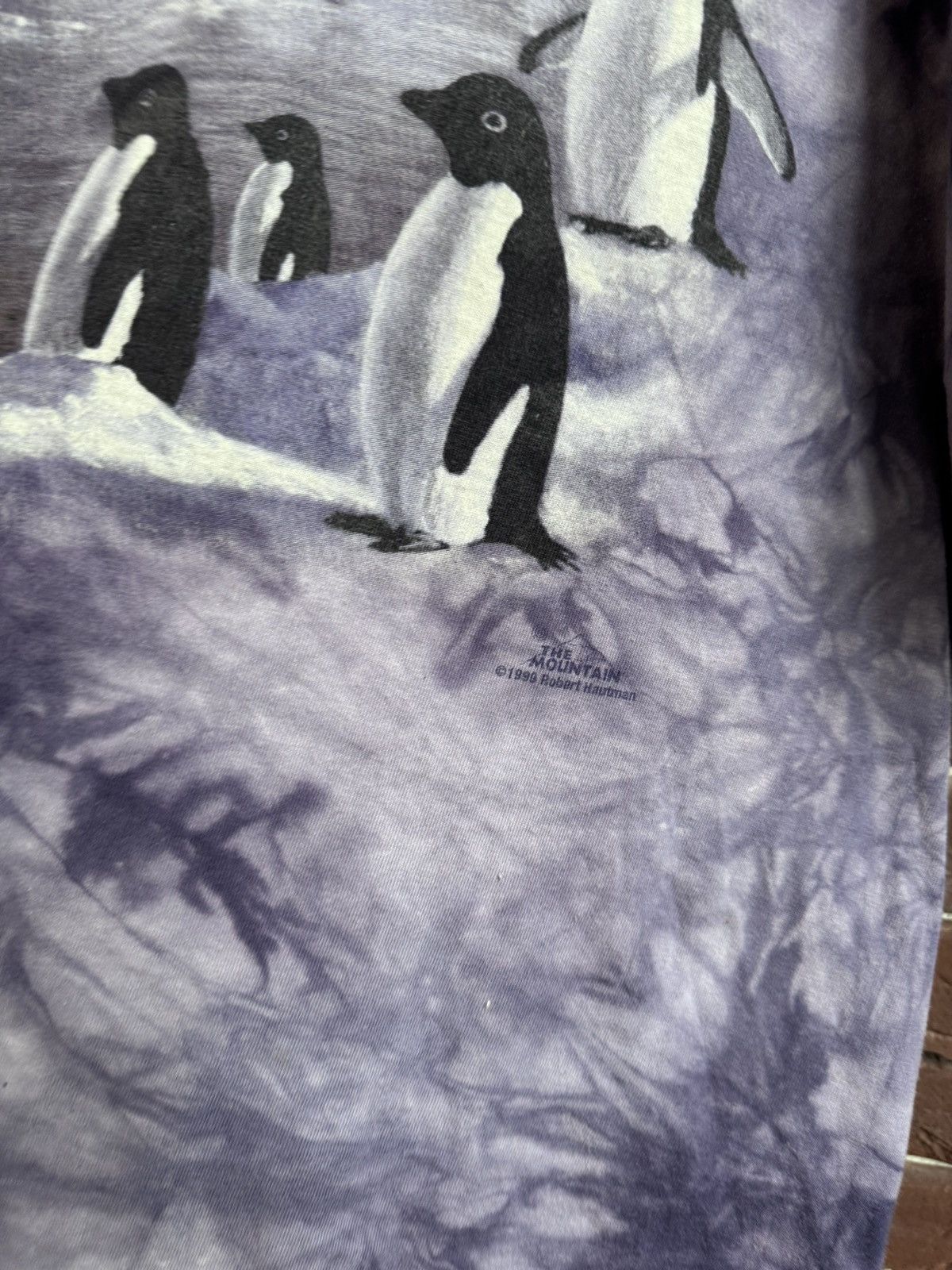 The Mountain Vintage 90s The Mountain Tie Dye Graphic Tee Penguins Cute Size US L / EU 52-54 / 3 - 4 Thumbnail