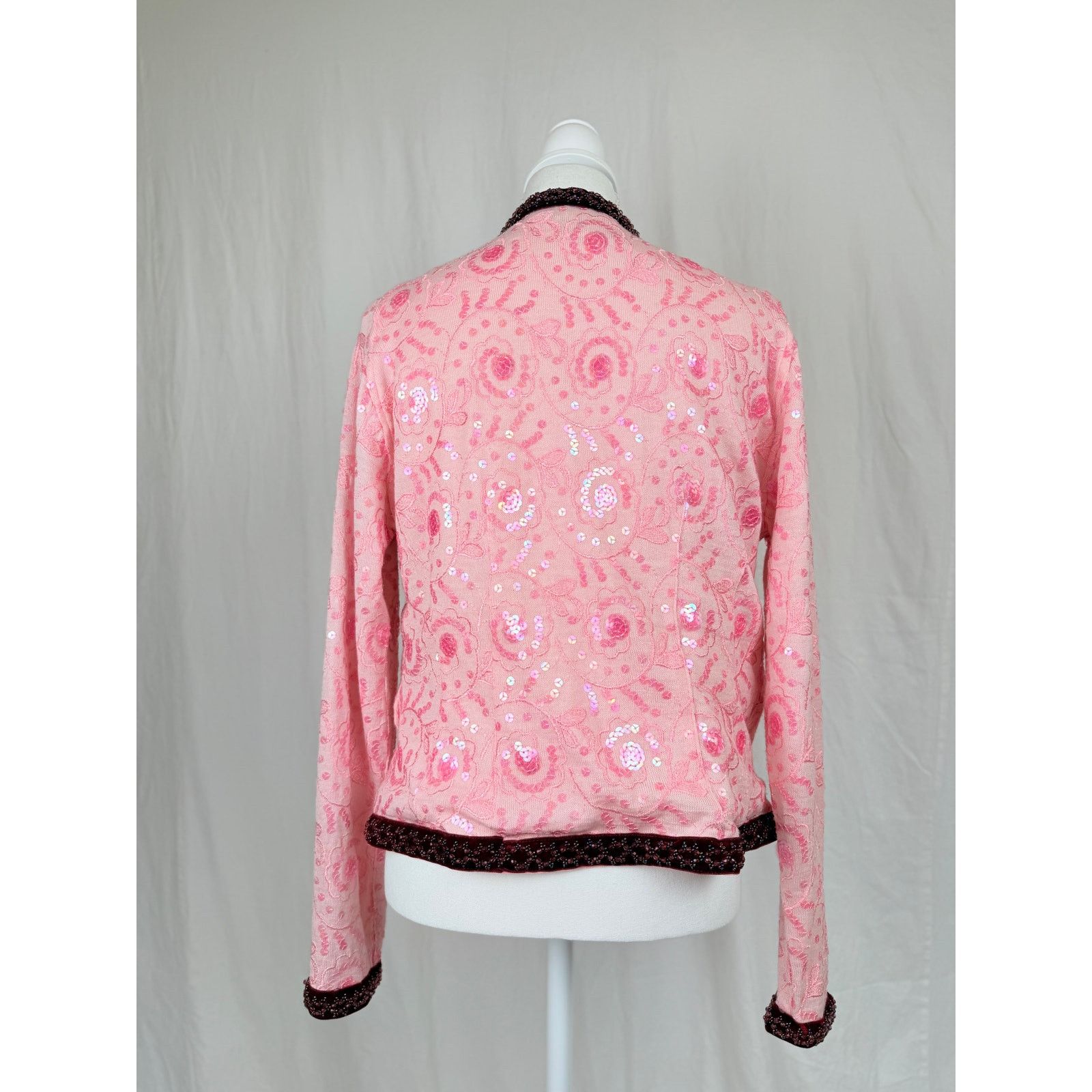 Voyage Voyage London "Invest in the Original" sequined cardigan. L Size L / US 10 / IT 46 - 3 Thumbnail