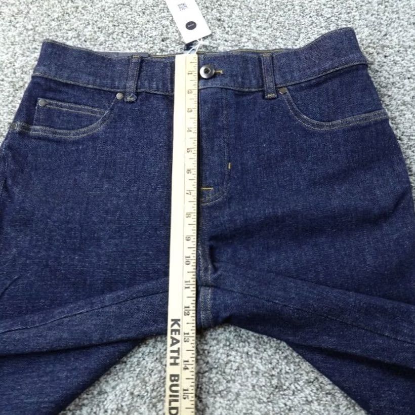 Spanx Spanx Jeans Womens L Dark Blue Denim Pants Everywear Flare High Rise Stretch 32in Inseam Size 36" / US 14 / IT 50 - 5 Thumbnail