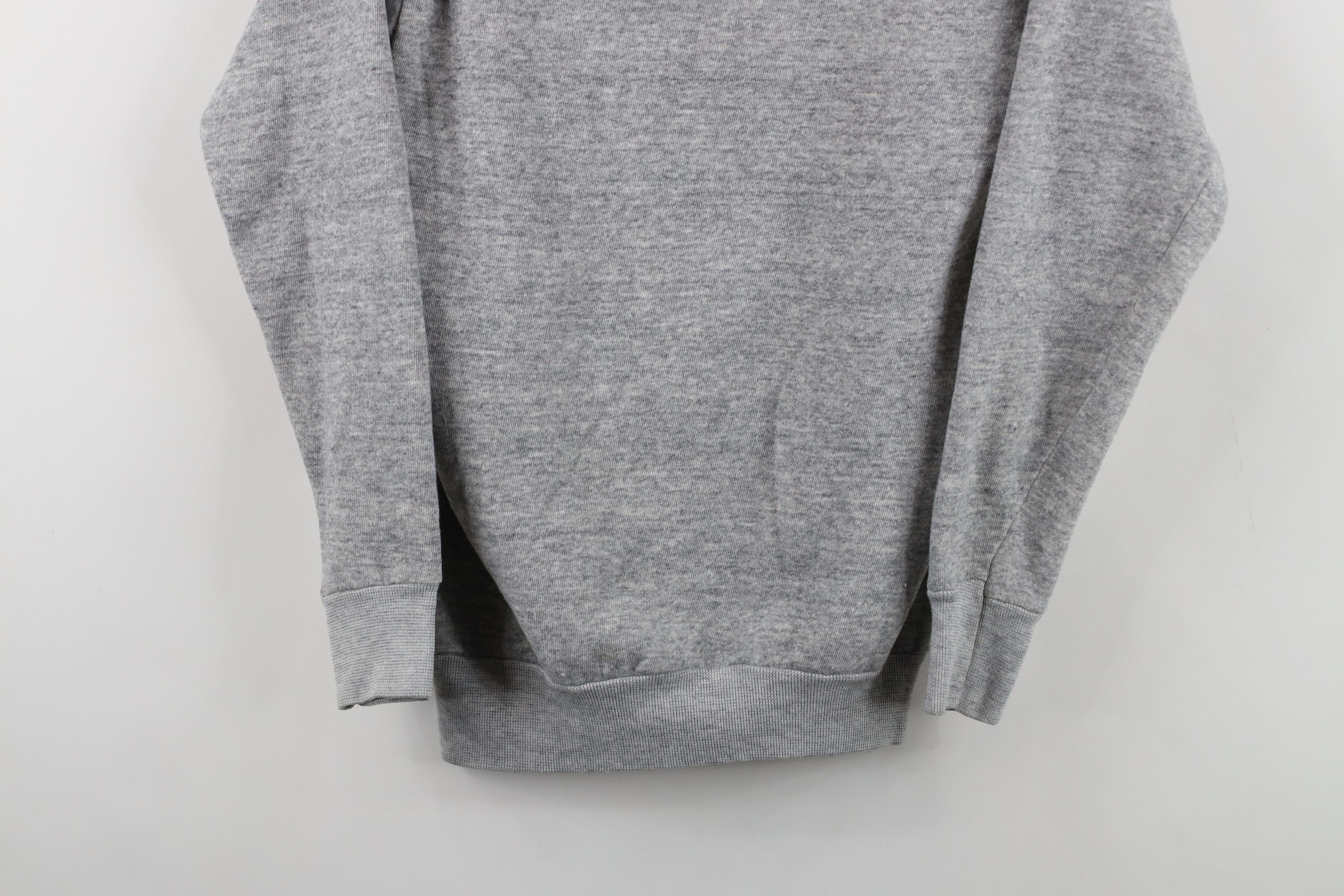 Vintage Vintage 70s Streetwear Triblend Crewneck Sweatshirt Gray USA Size M / US 6-8 / IT 42-44 - 3 Thumbnail