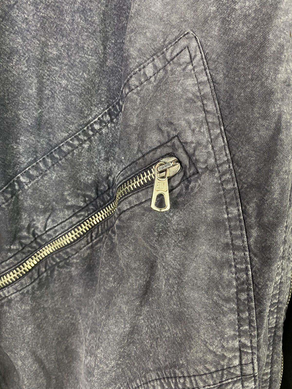 Vintage Vintage BELFE Hooded Jacket in Washed Grey Size US M / EU 48-50 / 2 - 6 Thumbnail