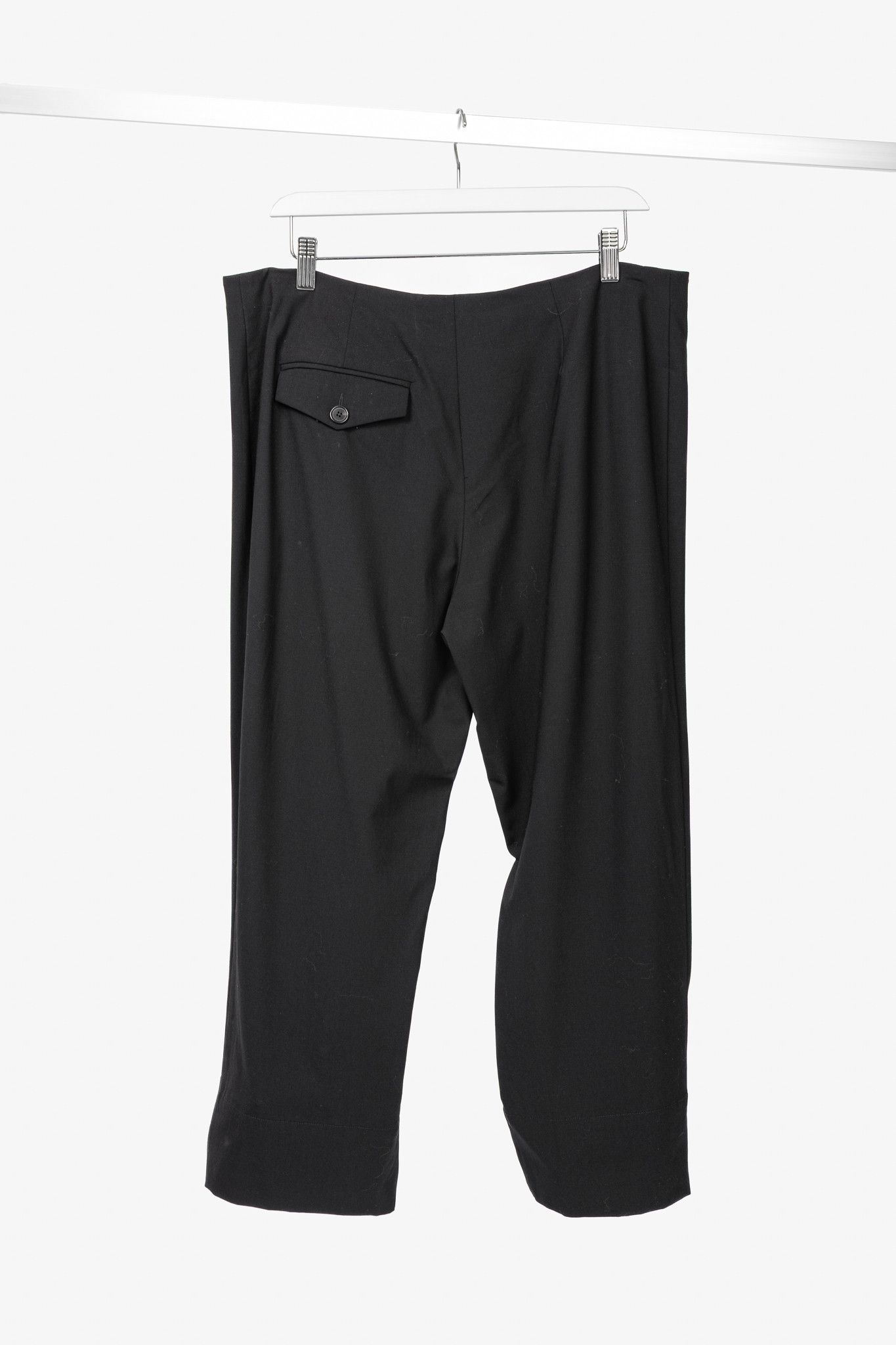 Other Peter O. Mahler Black Stretch Crepe Capris Size 34" / US 12 / IT 48 - 2 Thumbnail