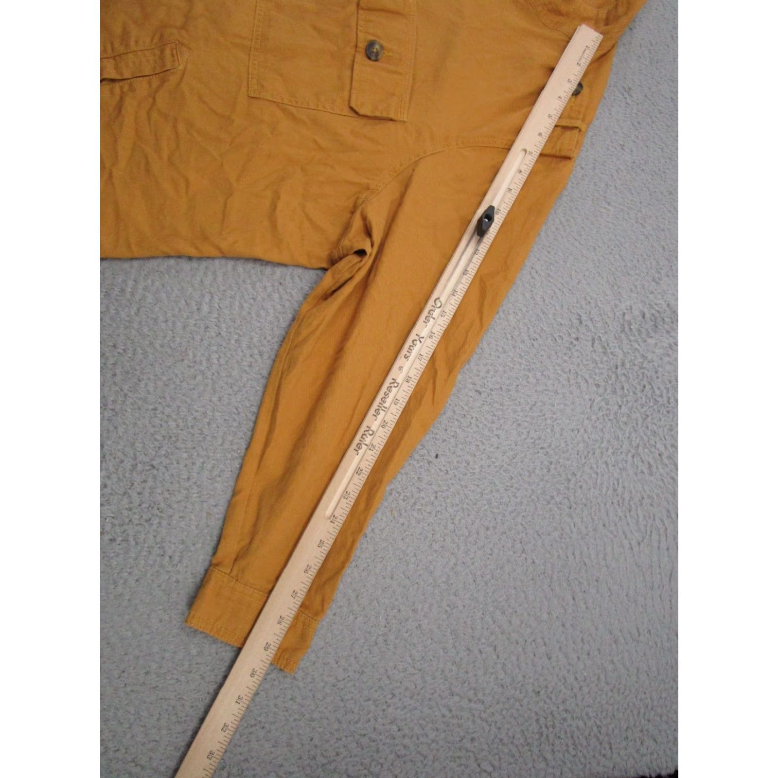 Vintage Maurices Shacket Shirt Jacket Women's Plus Size 4 Pockets Gold Cotton Vintage: No Size XXL / US 16-18 / IT 52-54 - 7 Thumbnail