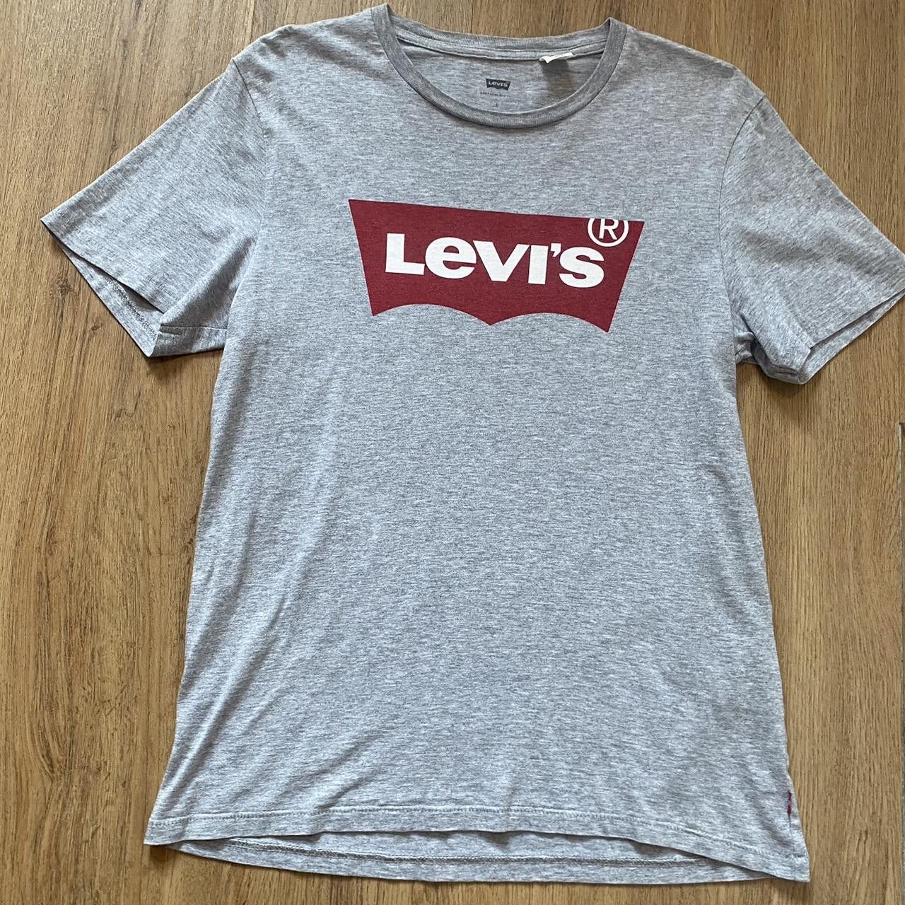 Levi's Levi's grey and red t-shirt big print premium Size US S / EU 44-46 / 1 - 1 Thumbnail
