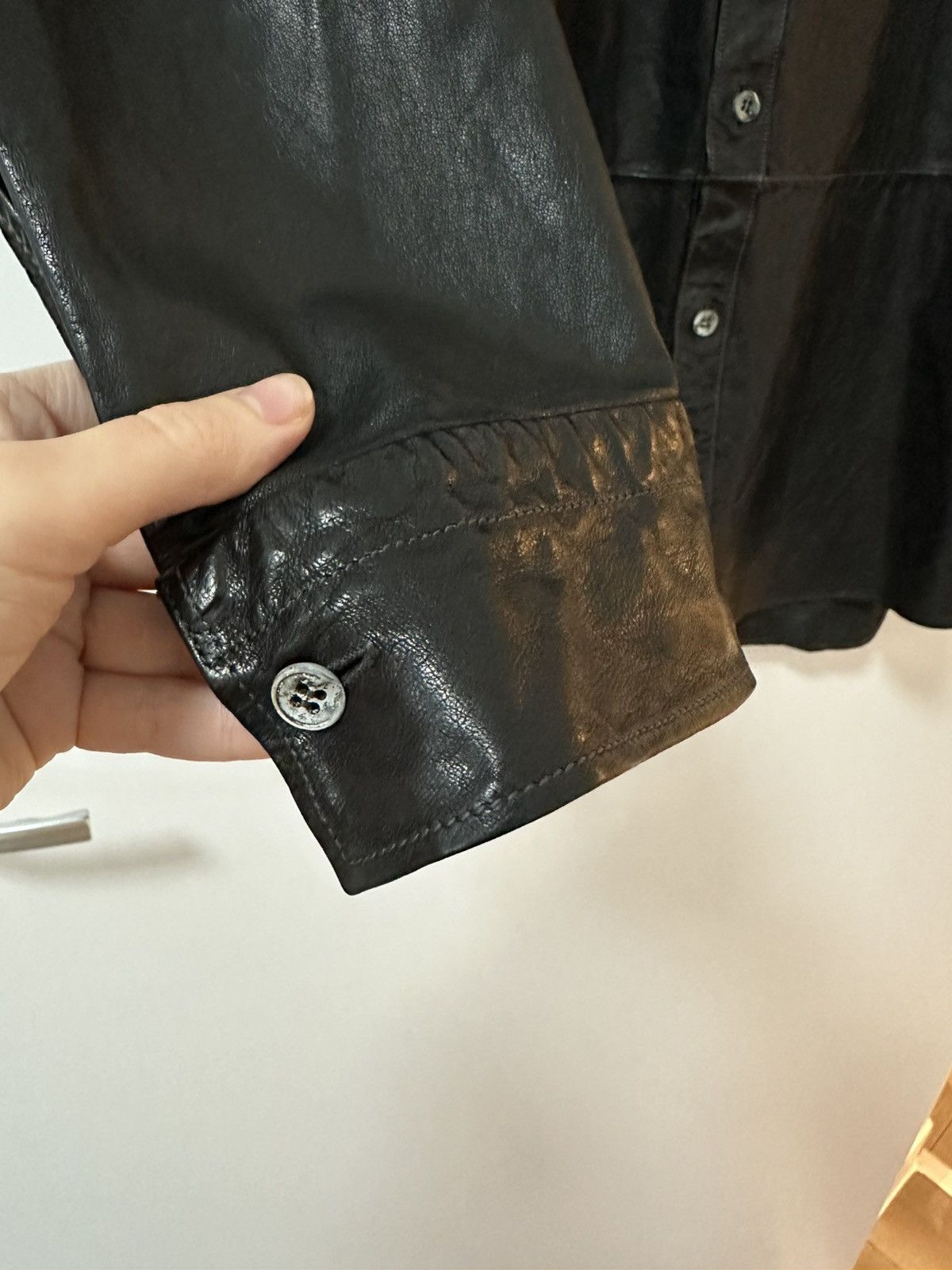 Carol Christian Poell CCP kangaroo leather shirt, Carol Christian Poell Size US XL / EU 56 / 4 - 6 Thumbnail