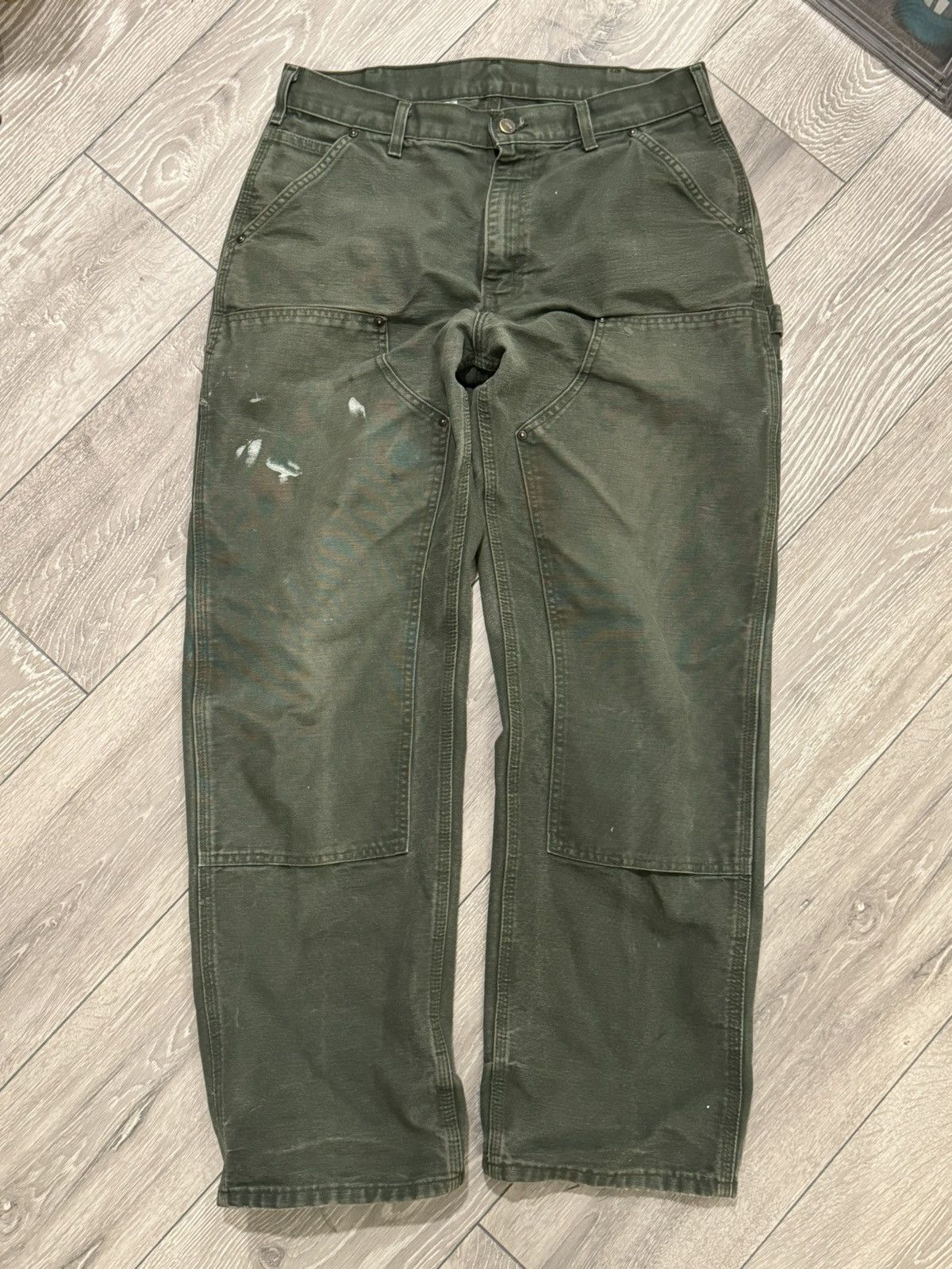 Carhartt × Vintage Carhartt Double Knee Pants Mos Size US 34 / EU 50 - 1 Thumbnail