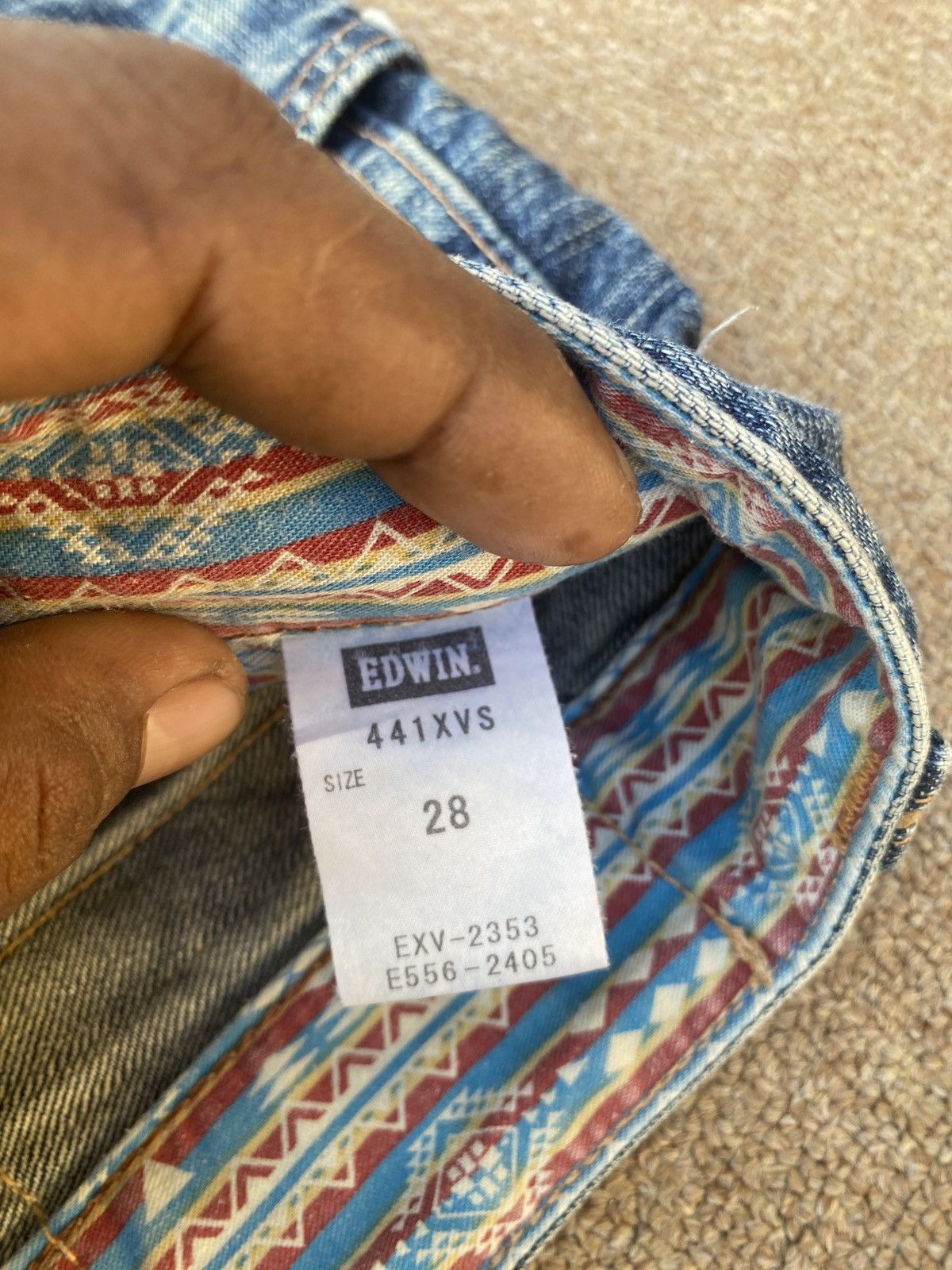 Edwin × PPFM Vintage edwin blue trip flare denim Size US 28 / EU 44 - 3 Thumbnail
