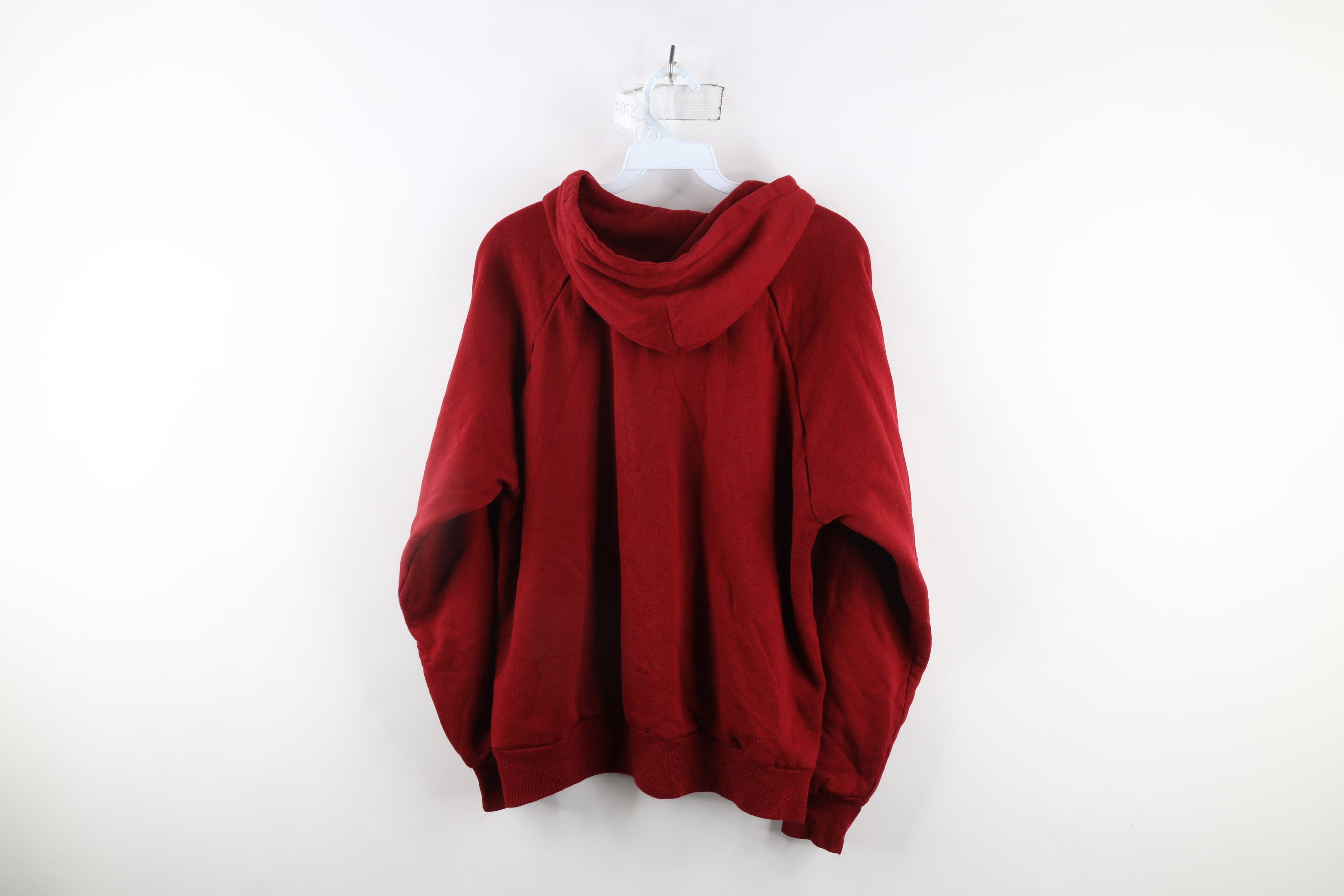 Vintage Vintage 70s Streetwear Thermal Waffle Knit Lined Hoodie USA Size ONE SIZE - 12 Thumbnail