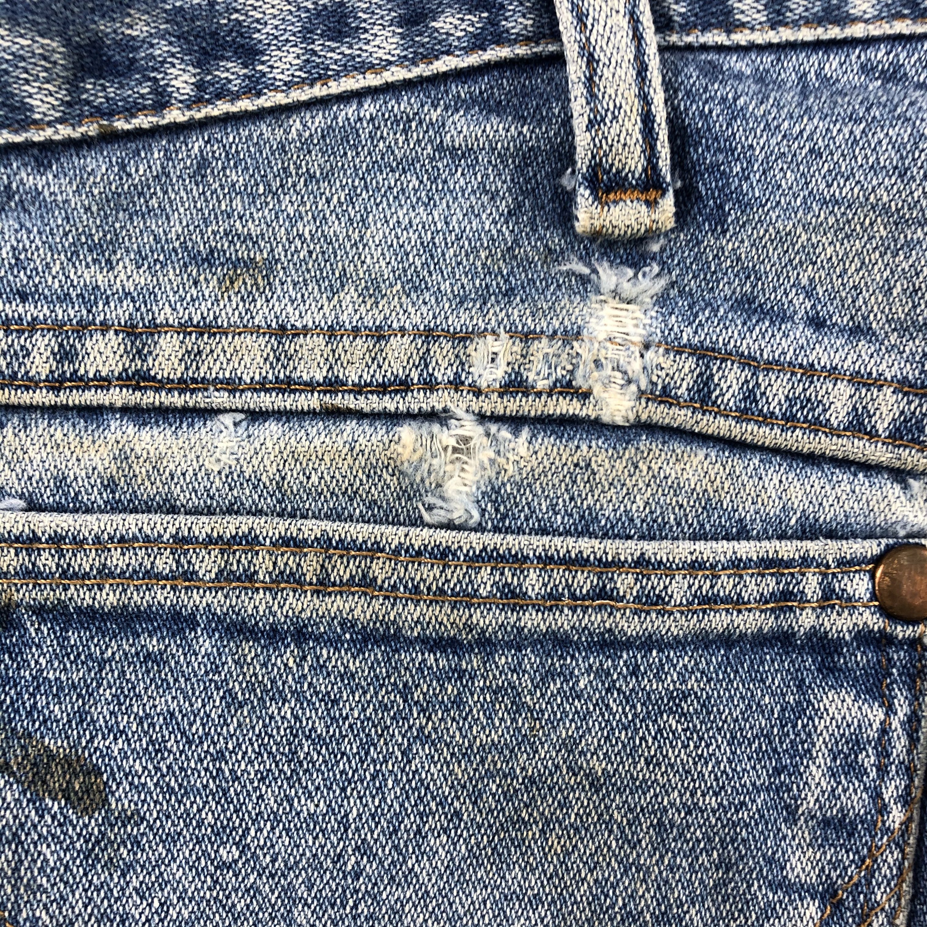 Vintage Vintage Blue Wash Wrangler Jeans-J1498 Size US 33 - 8 Thumbnail