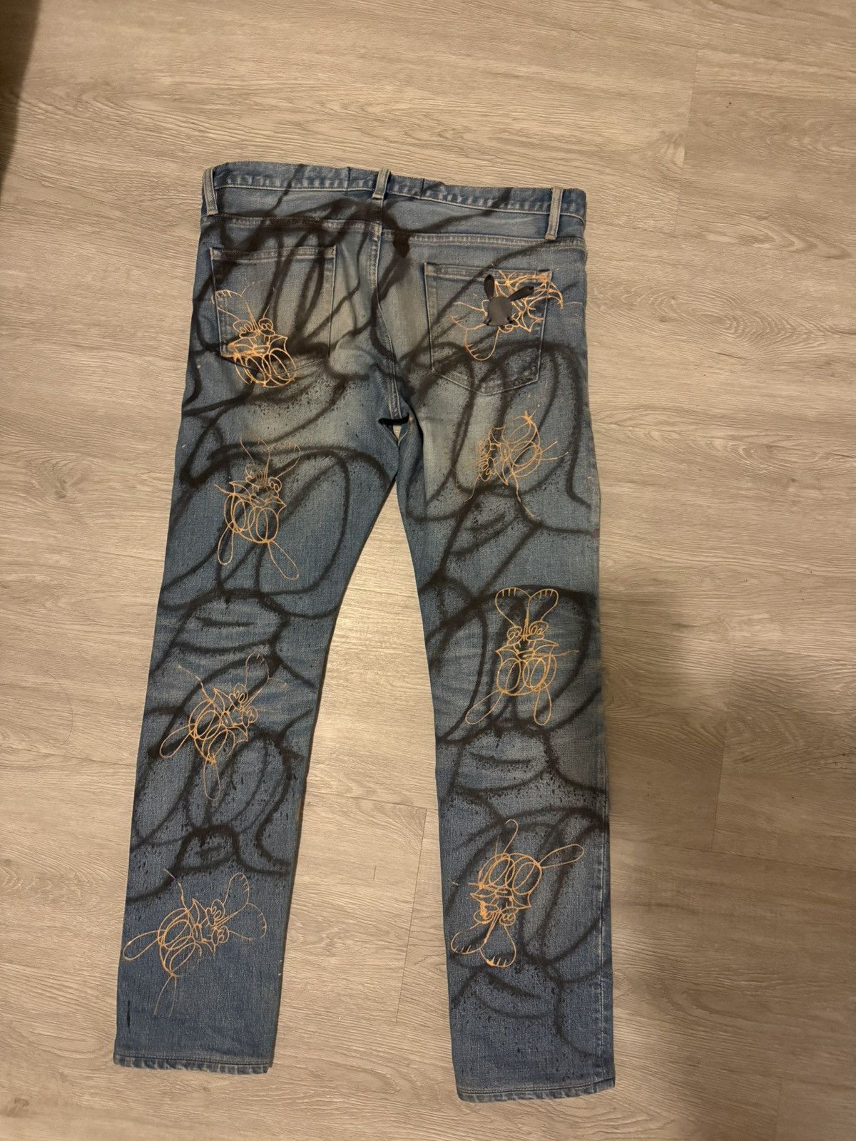 Skoloct Skoloct painted denim Size US 32 / EU 48 - 4 Thumbnail