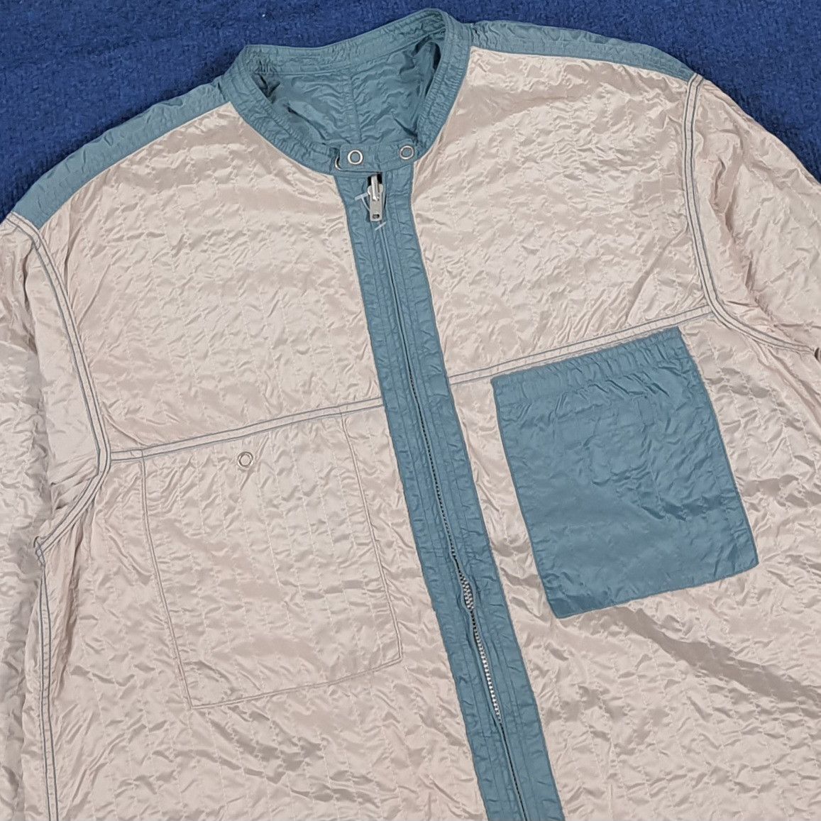 Issey Miyake Vintage Issey Miyake Reversible Quilted Crinkled Nylon Size US M / EU 48-50 / 2 - 2 Thumbnail