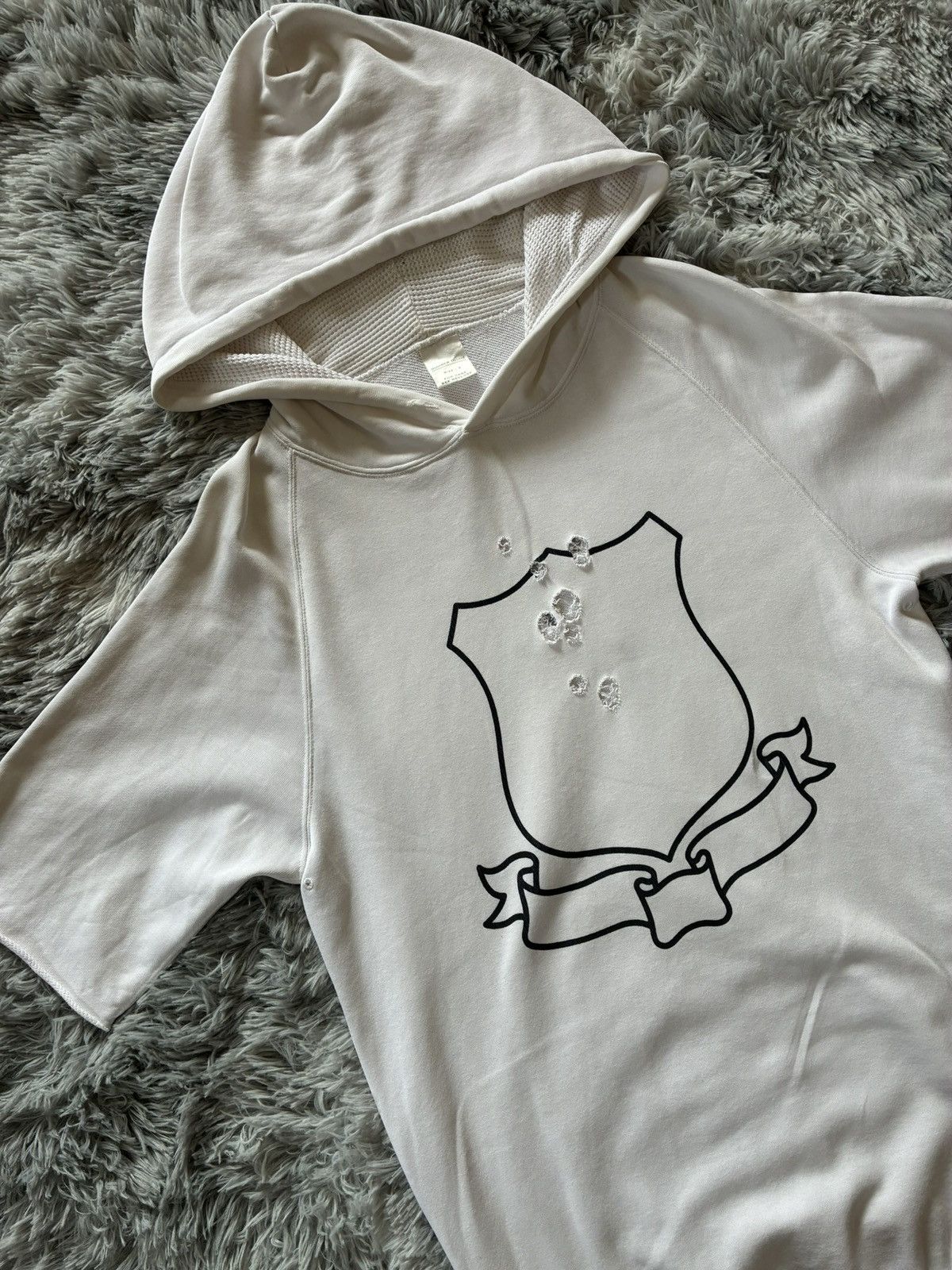 Number (N)ine number (n)ine aw01 short sleeve emblem hoodie Size US L / EU 52-54 / 3 - 2 Thumbnail