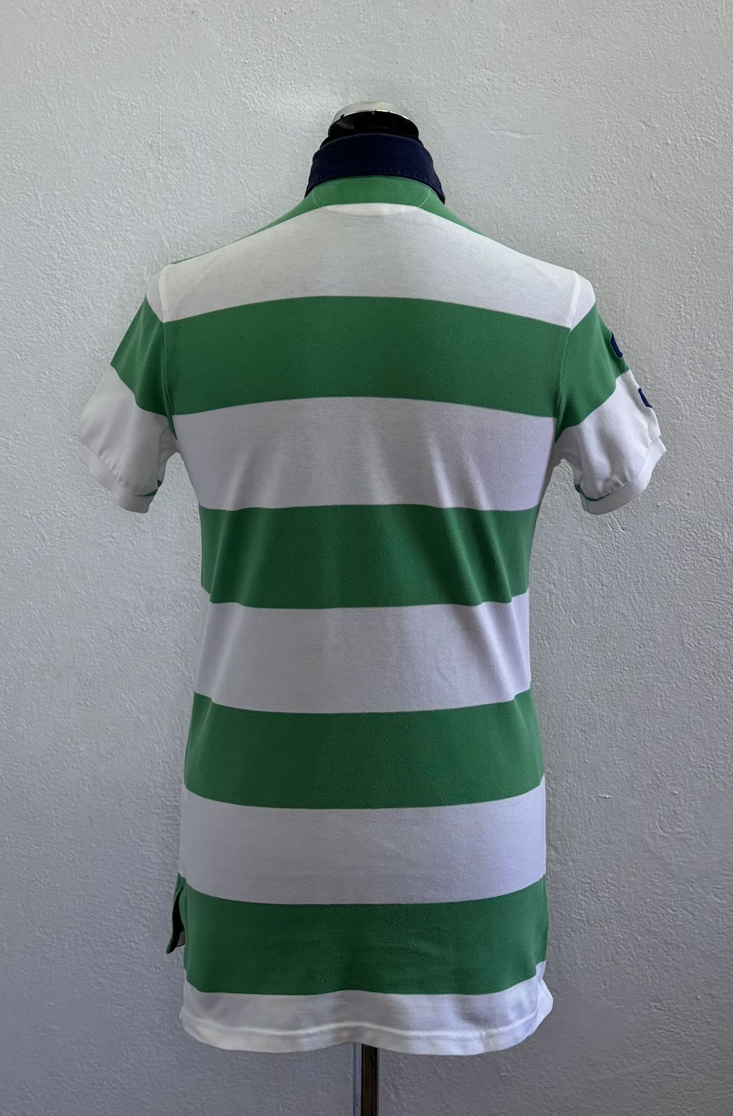 Polo Ralph Lauren Polo Ralph Lauren 3 Big Pony White Green Stripes Size US S / EU 44-46 / 1 - 2 Thumbnail