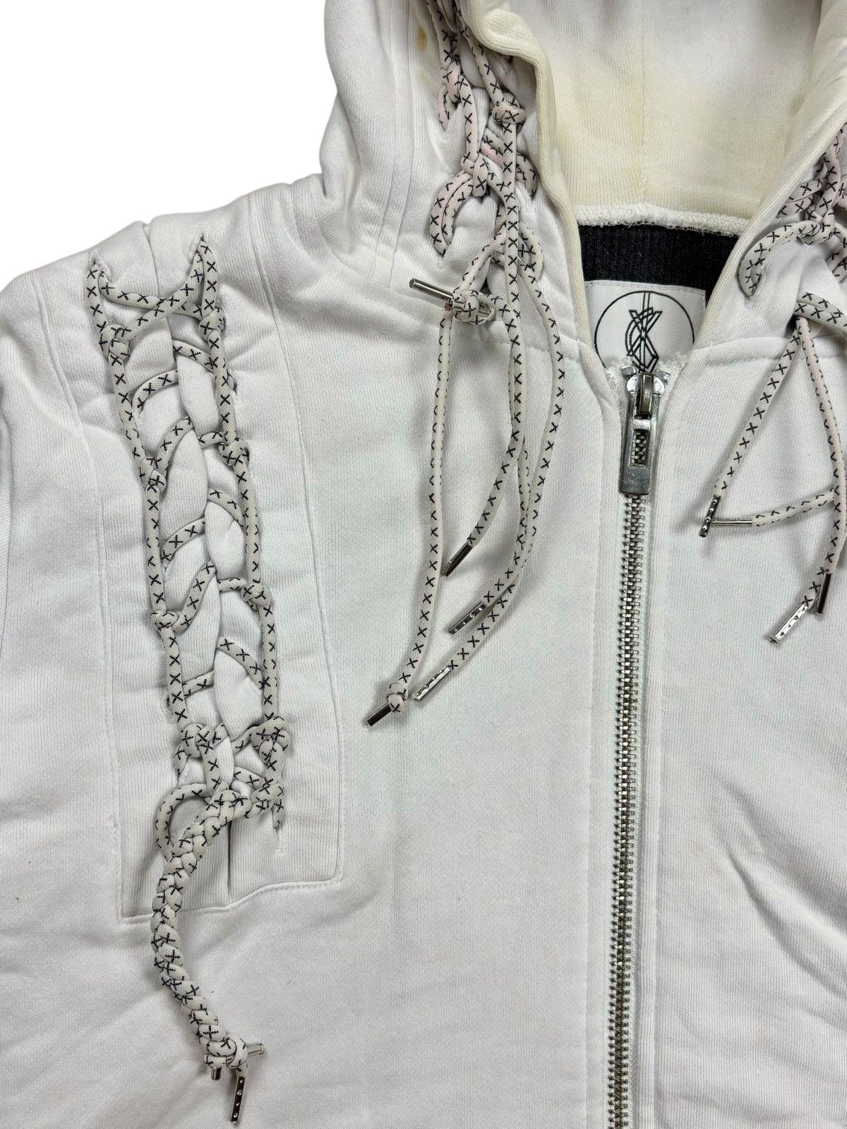 BUFFALO BOBS 2000s Xfrm - Multilace Vkei Style Zip Hoodie Size US M / EU 48-50 / 2 - 8 Thumbnail
