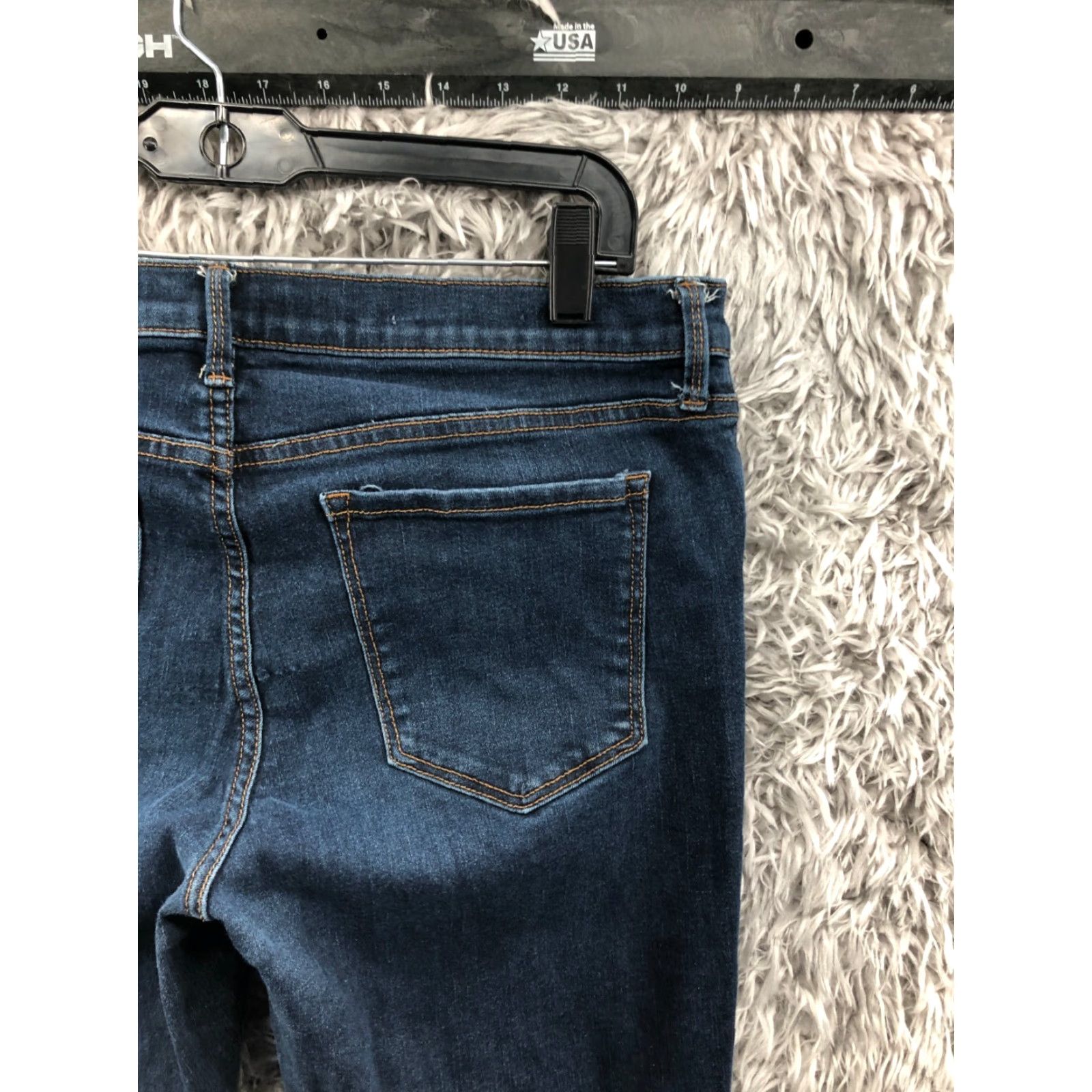 Banana Republic Banana Republic Jeans Skinny Denim Blue 32 Long Womens Mid Rise 5-Pocket Regular Fit Jeans Womens Boys/Mens? Size 24" / US 00 / IT 34 - 6 Thumbnail