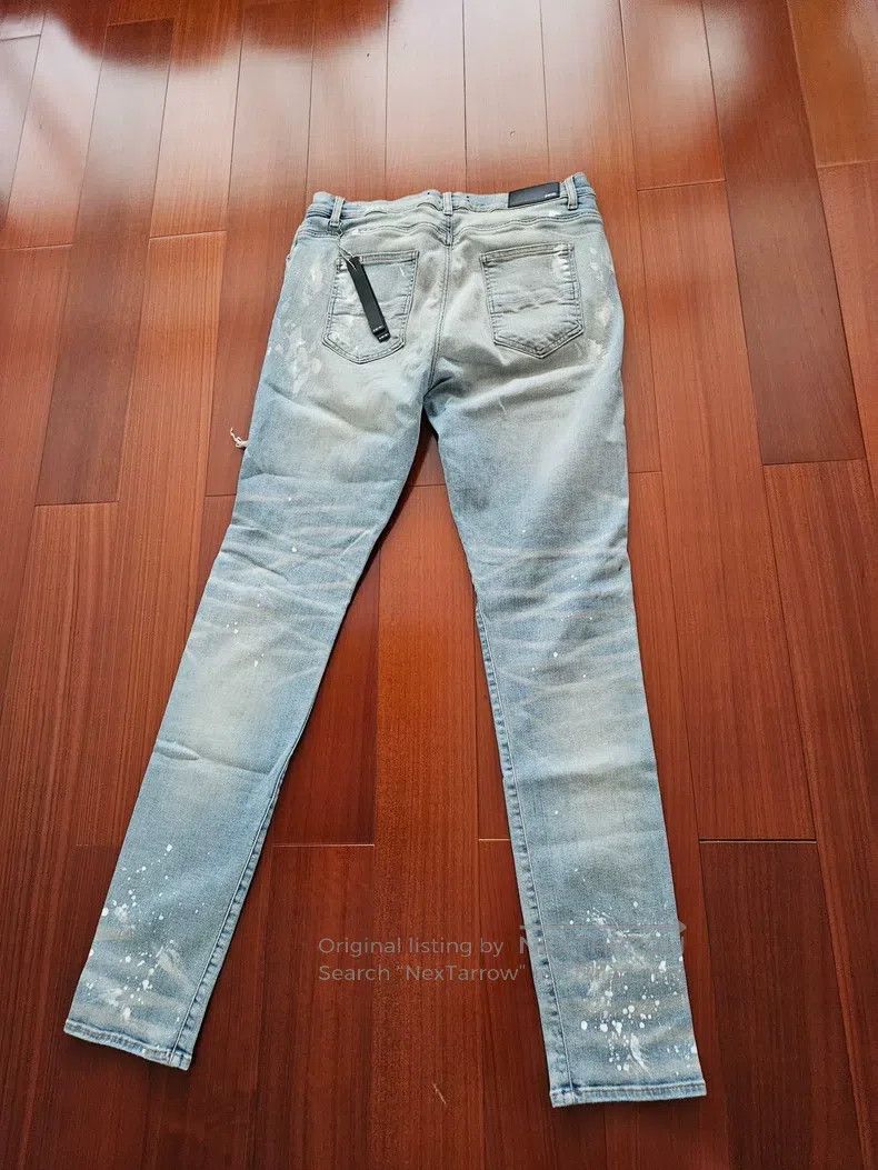 Amiri Amiri First Generation Blue Diamond Jeans Size 38 Size US 38 / EU 54 - 2 Thumbnail