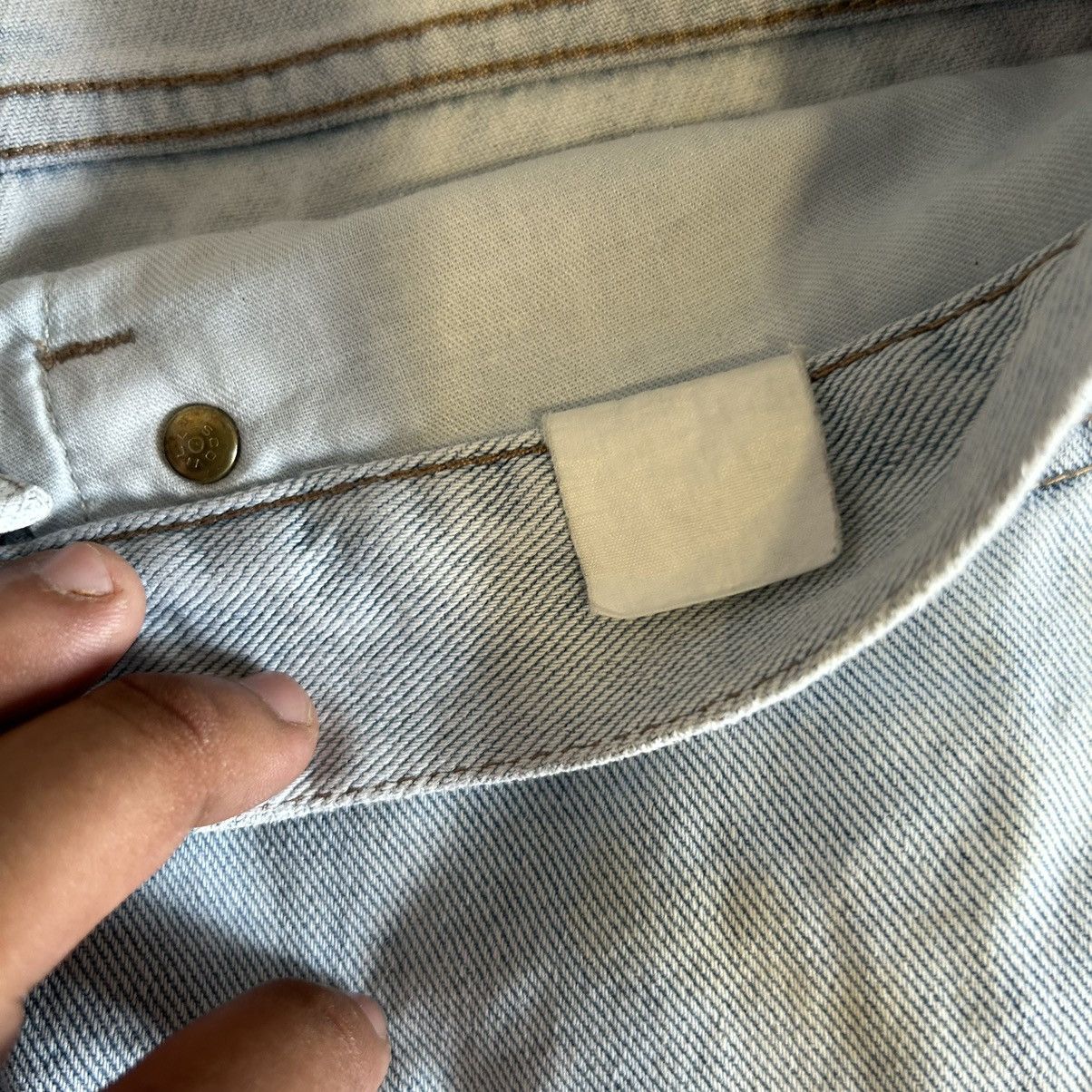Japanese Brand Vintage Lucky Strike Blue Wash Distressed Denim Size US 30 / EU 46 - 10 Thumbnail
