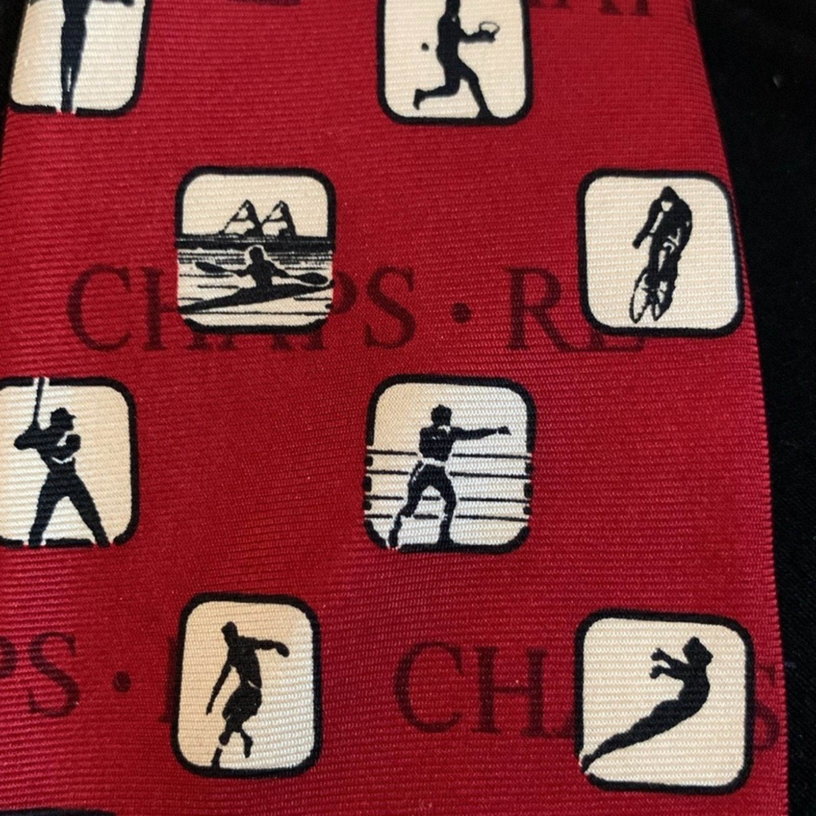 Chaps Ralph Lauren Chaps Ralph Lauren Olympic medals sports 100% silk twill tie Size ONE SIZE - 7 Thumbnail
