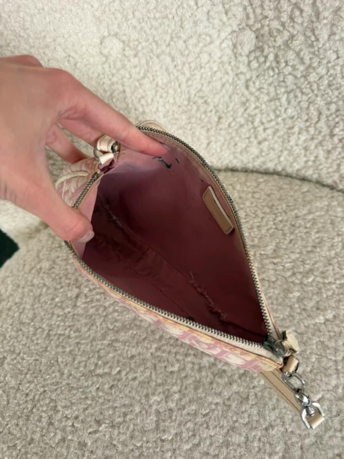 Dior Christian Dior Pink Monogram Pochette Size ONE SIZE - 7 Thumbnail