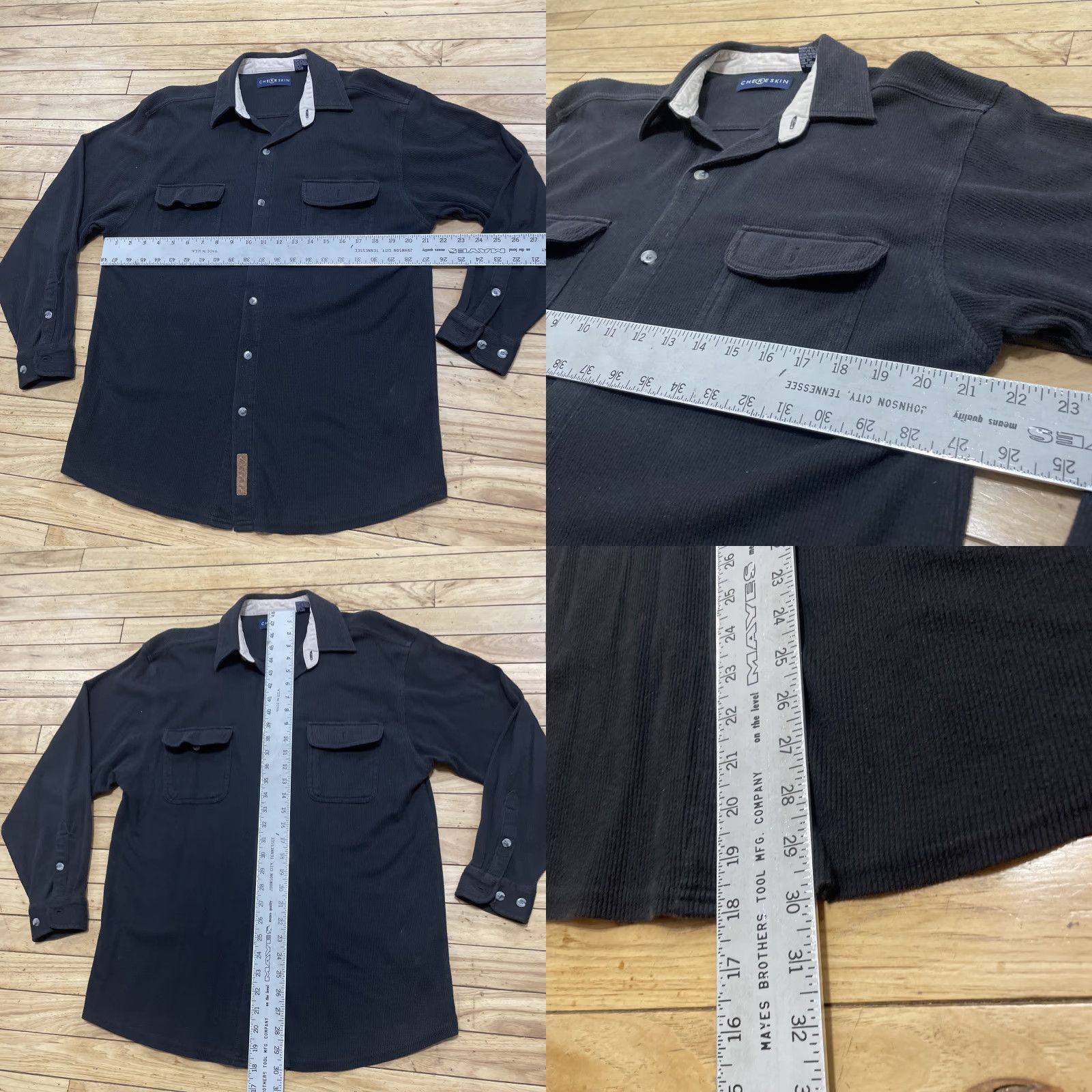Vintage VINTAGE Chereskin Shirt Men M Black Corduroy Skate 90s grunge y2k streetwear capsule Shirt Mens M Black Corduroy 90s Grunge Skate Vintage Chereskin Size US M / EU 48-50 / 2 - 8 Thumbnail