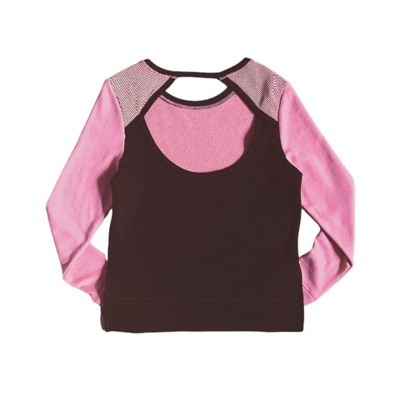 Victoria's Secret Victoria's Secret SPORT Pink/Black Sweatshirt | Size XS Size XS / US 0-2 / IT 36-38 - 2 Thumbnail