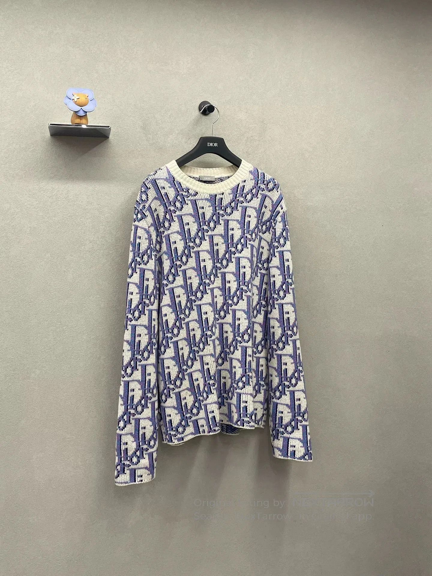 Dior Dior Blue Purple Logo Sweater. Size XS / US 0-2 / IT 36-38 - 3 Thumbnail