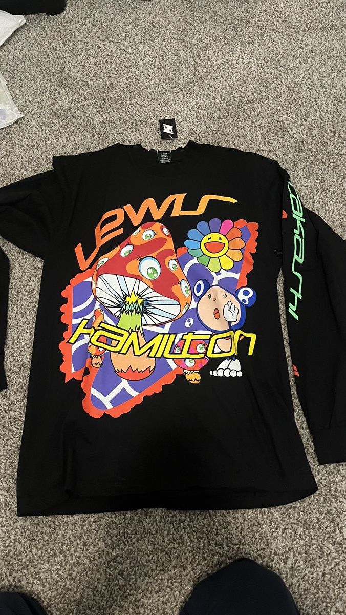 Takashi Murakami Takashi Murakami Lewis Hamilton +44 Psychedelic Tee SZ M Size US M / EU 48-50 / 2 - 1 Thumbnail