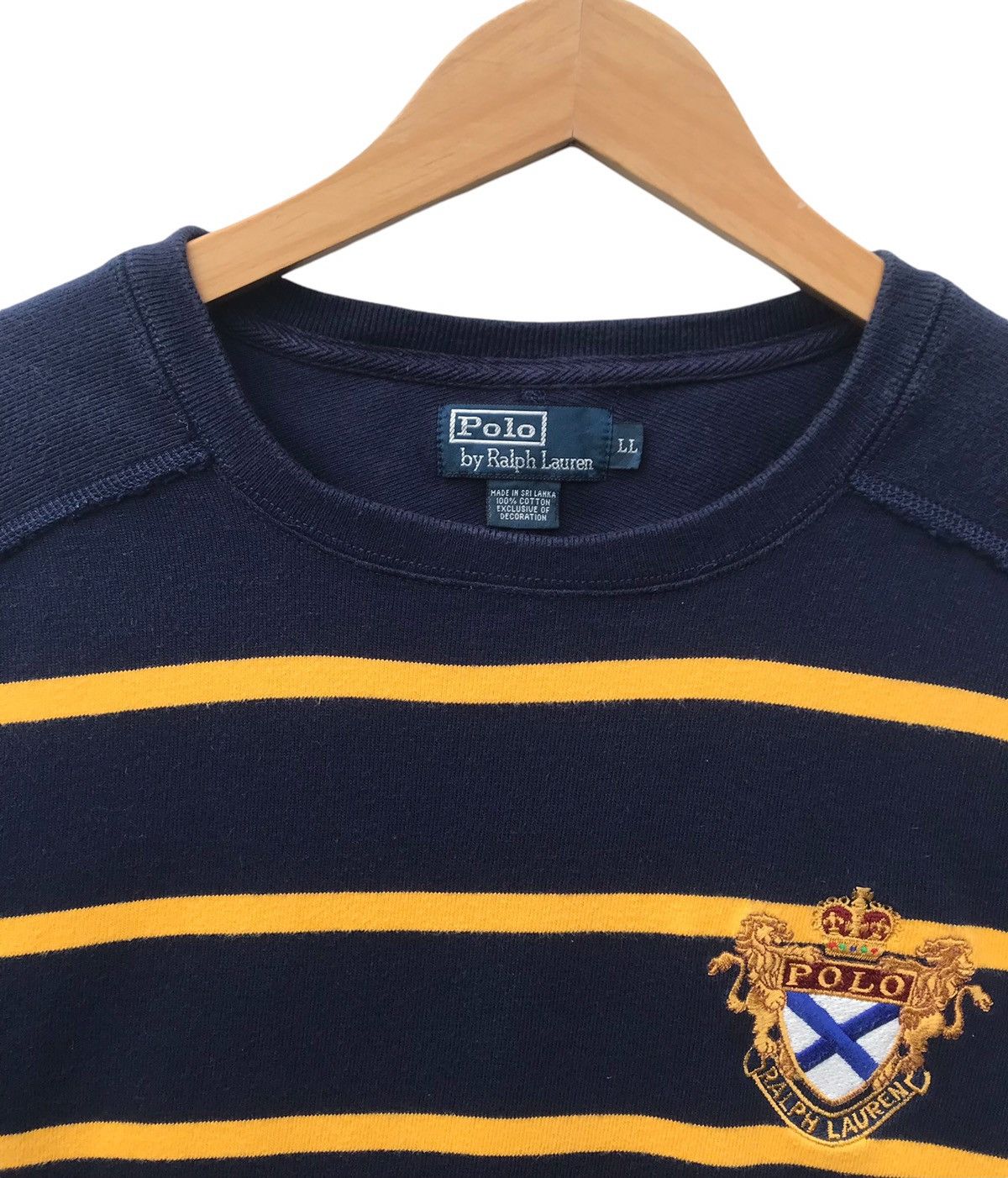 Polo Ralph Lauren Polo Ralph Lauren Stripe No 7 Sweatshirt Size US M / EU 48-50 / 2 - 3 Thumbnail