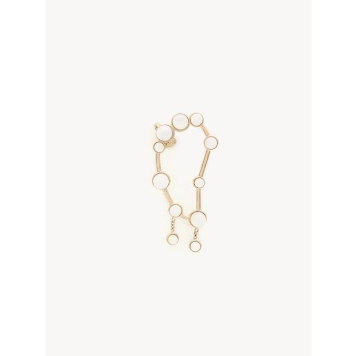 o1loc1c0425 Size: OS Zodiac Ear Cuff in Gold White
