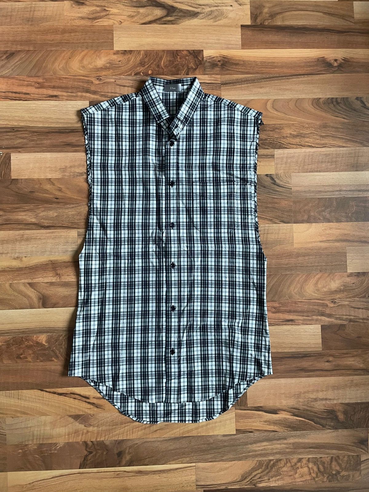 Dior × Hedi Slimane Dior Homme 06 Damier Runway Checkered Tank Top