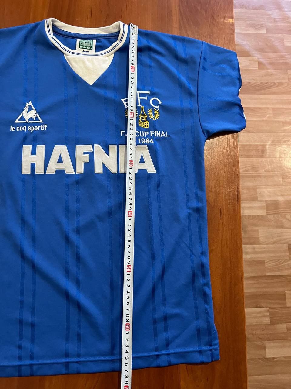 Le Coq Sportif 1984 EVERTON FC FINAL HOME SOCCER JERSEY FOOTBALL SHIRT SZ S Size US S / EU 44-46 / 1 - 14 Thumbnail